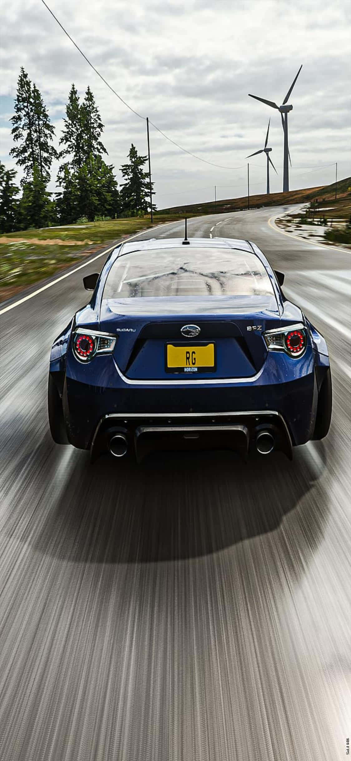 Udforsk en stor åben verden med kraften fra din iPhone Xs og Forza Horizon 4 Wallpapers