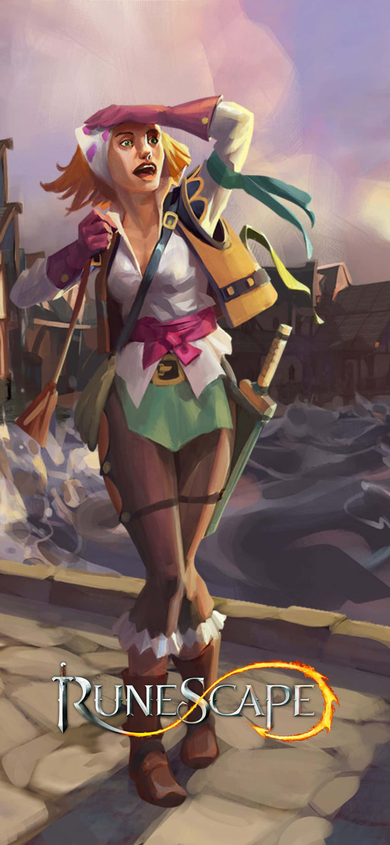 Udforsk Gielinors verden med den fantastiske iPhone Xs Max! Wallpapers