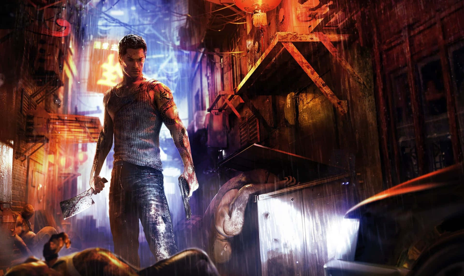 Udforsk Hongkongs kriminelle underverden i Sleeping Dogs Wallpapers