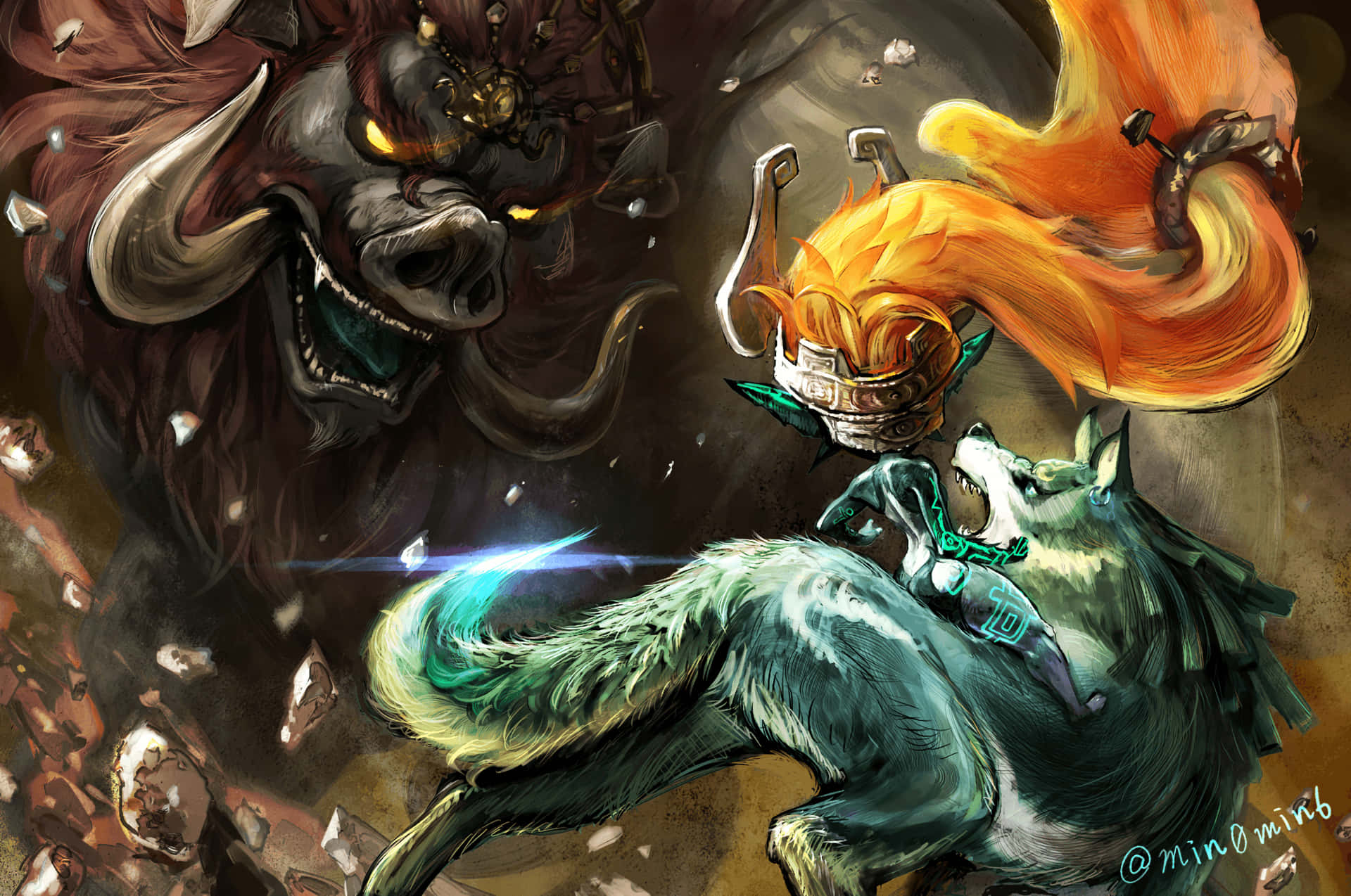 Udforsk Hyrule's farlige lande i The Legend of Zelda: Twilight Princess Wallpapers