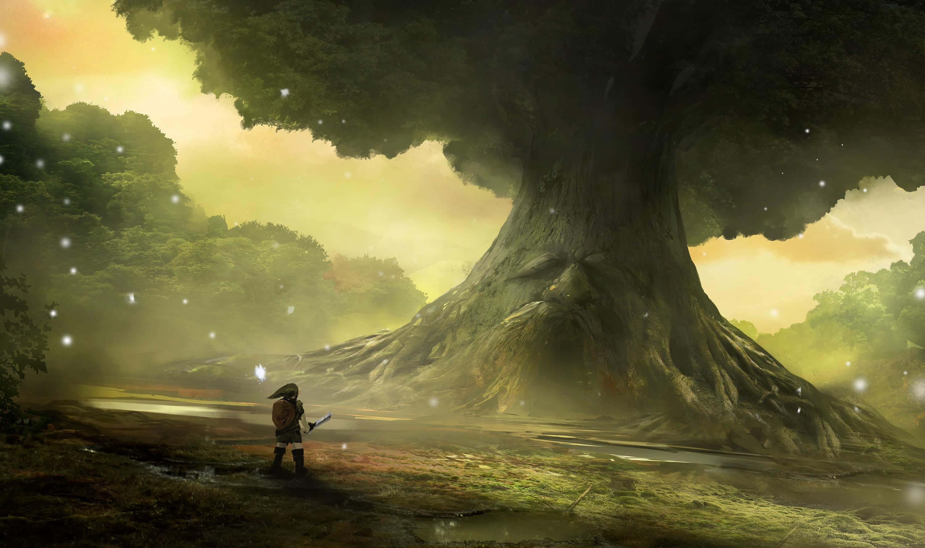 Udforsk Hyrule-verdenen i den anerkendte Legend Of Zelda-serie. Wallpapers