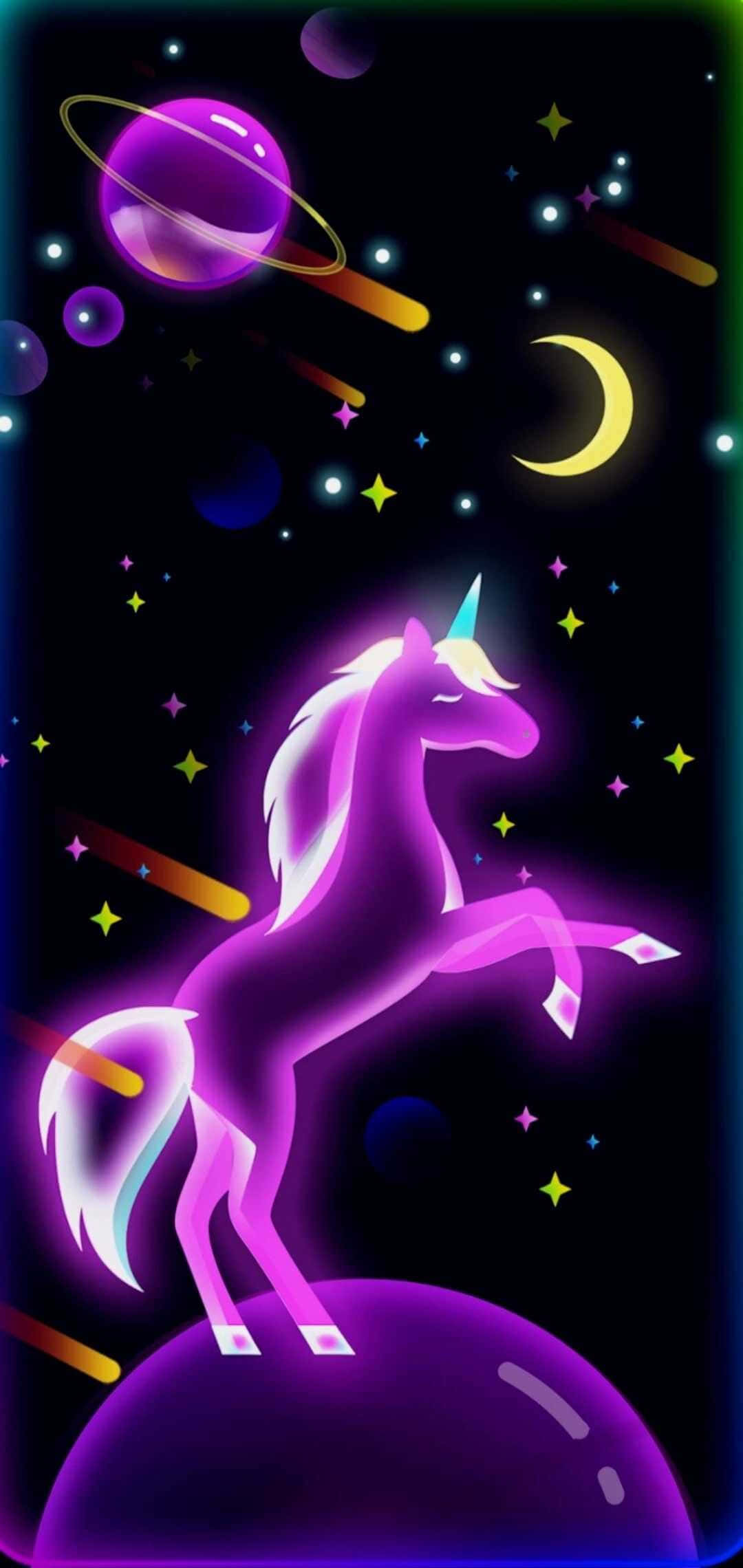 Udforsk nattens himmels magiske skønhed Wallpapers