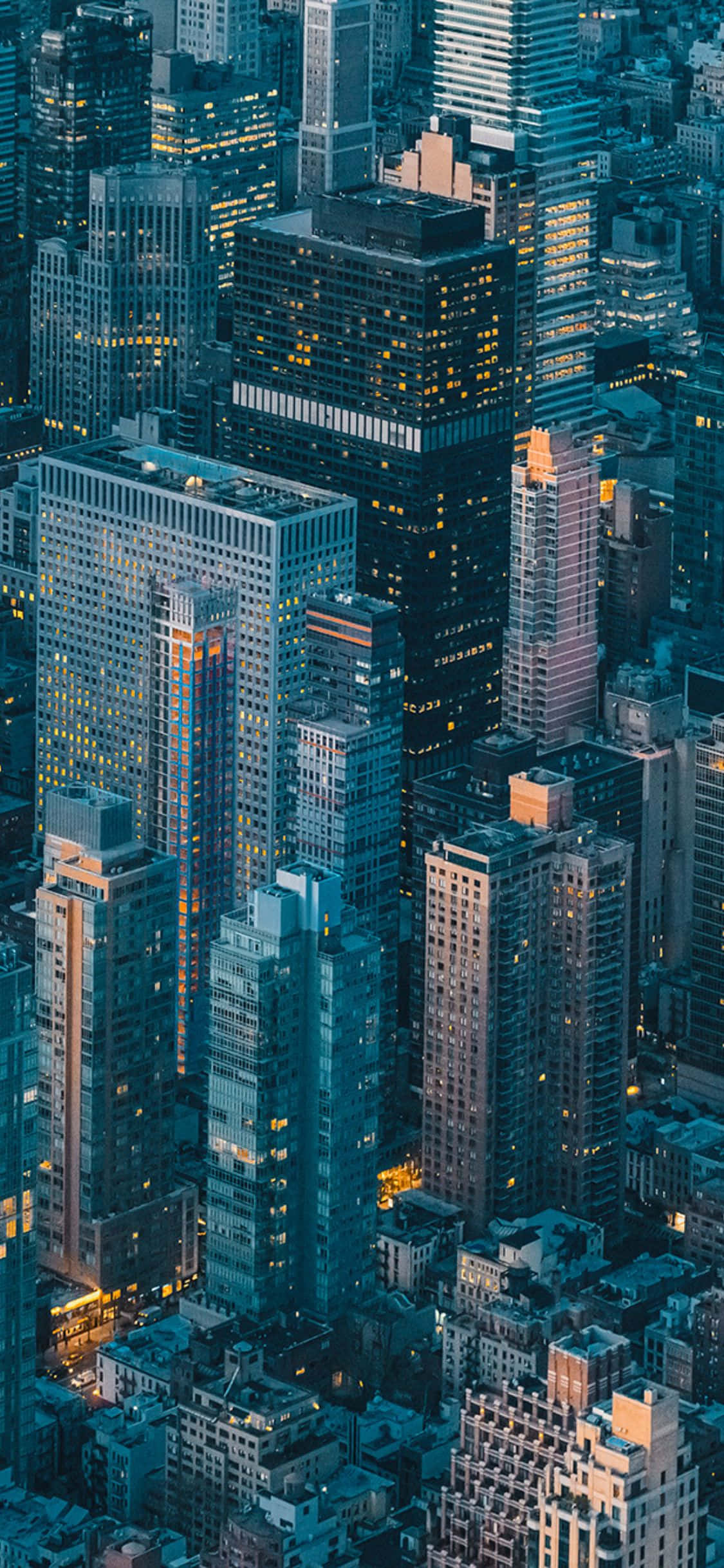 Udforsk New Yorks seværdigheder fra toppen af Empire State Building med den splinternye iPhone X Wallpapers