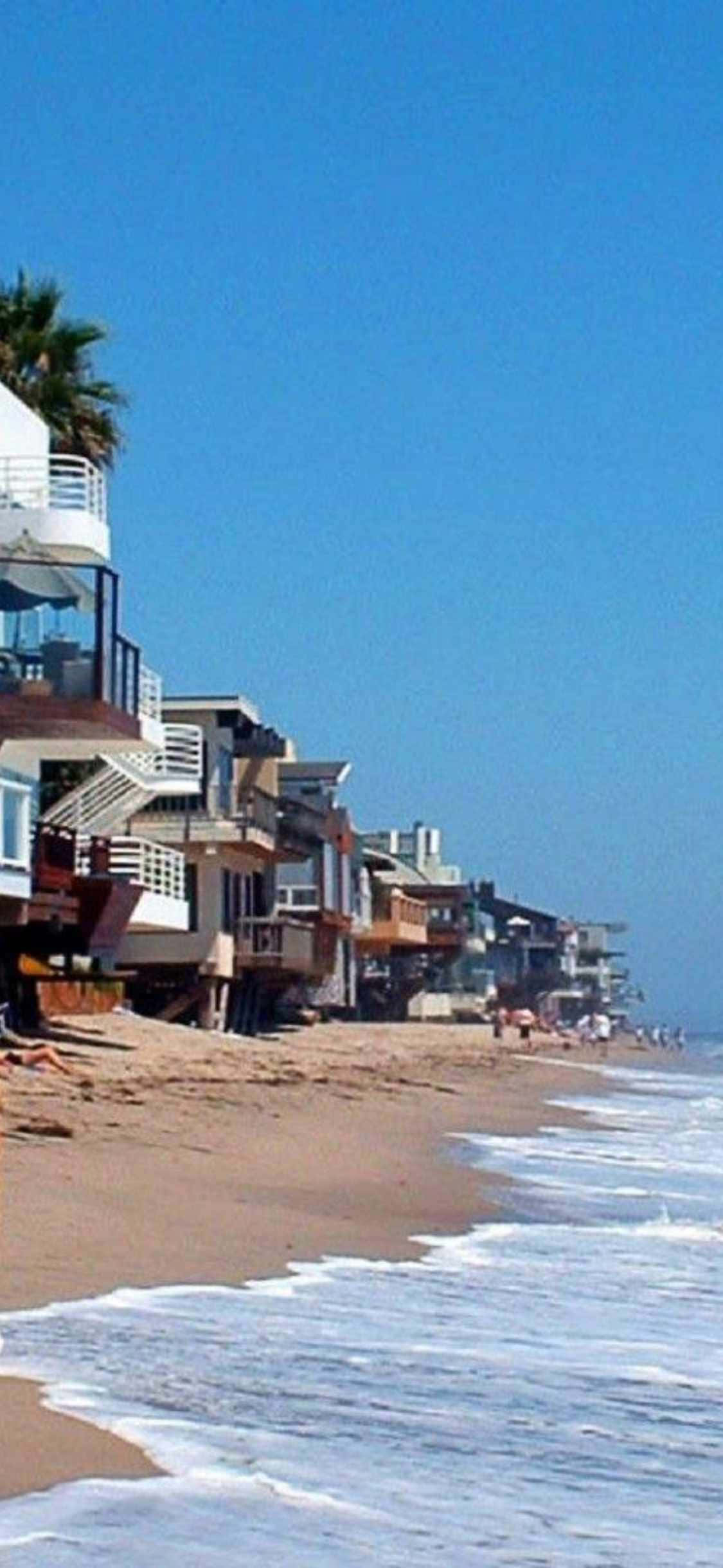 Udforsk Skønheden i Malibu med iPhone Xs Wallpapers