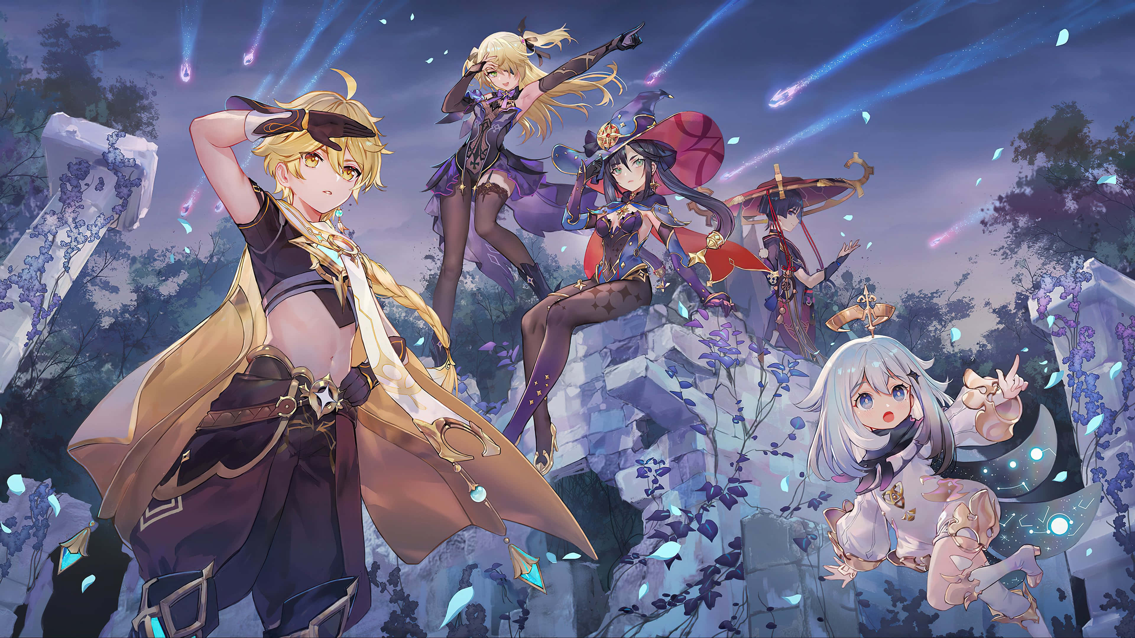 Udforsk Teyvat med Genshin Impact Wallpapers