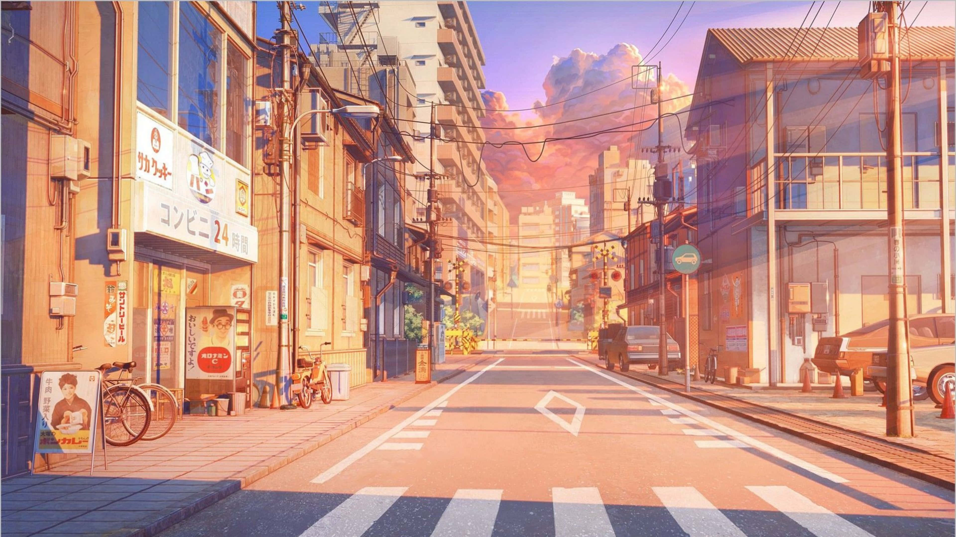Udforsk Tokyos travle gader Wallpapers