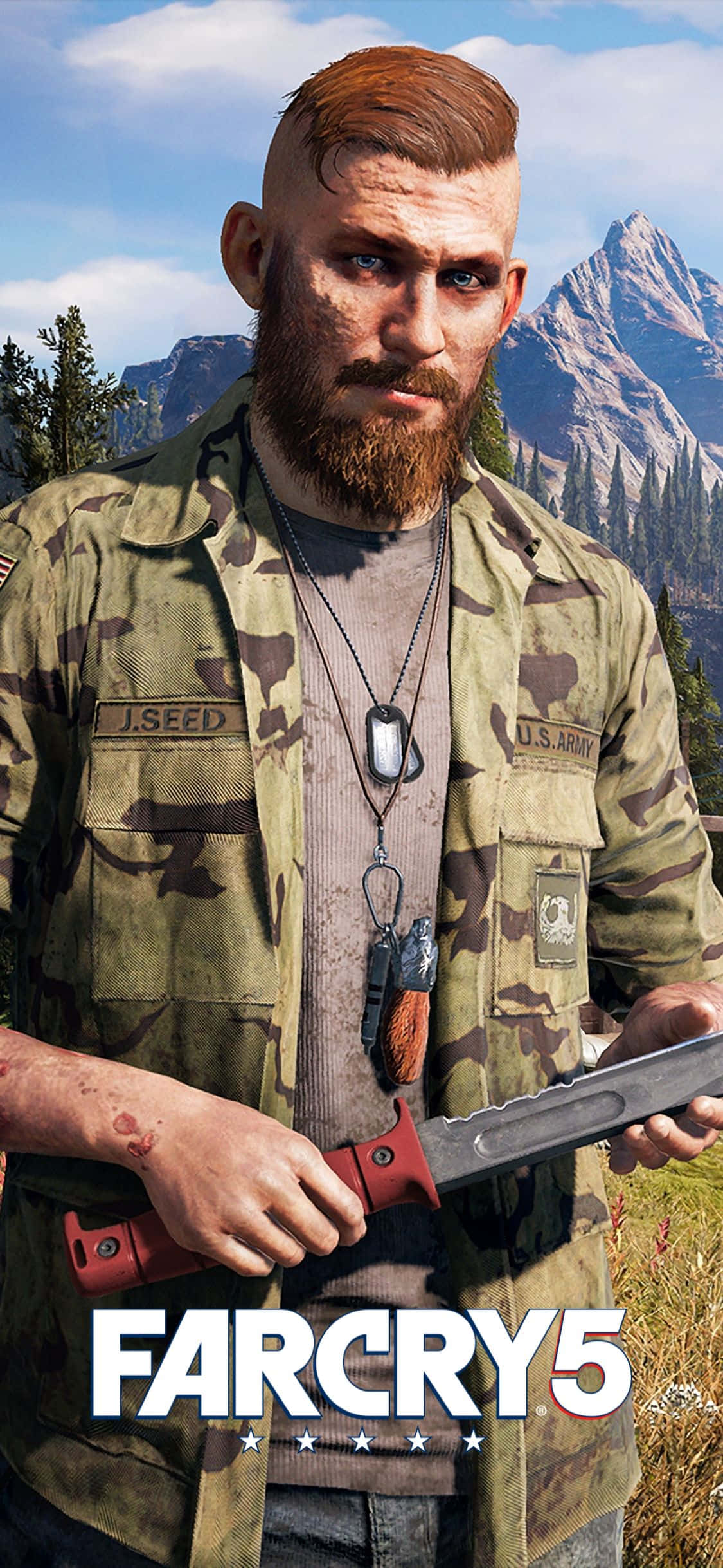 Udforsk verden i Far Cry 5 på din iPhone Xs Wallpapers