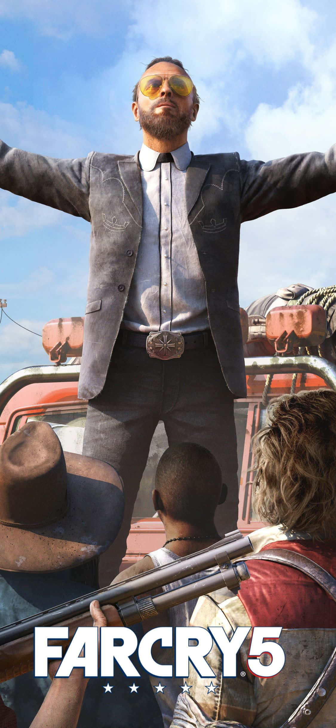 Udforsk vildmarken med Far Cry 5 på iPhone XS Wallpapers