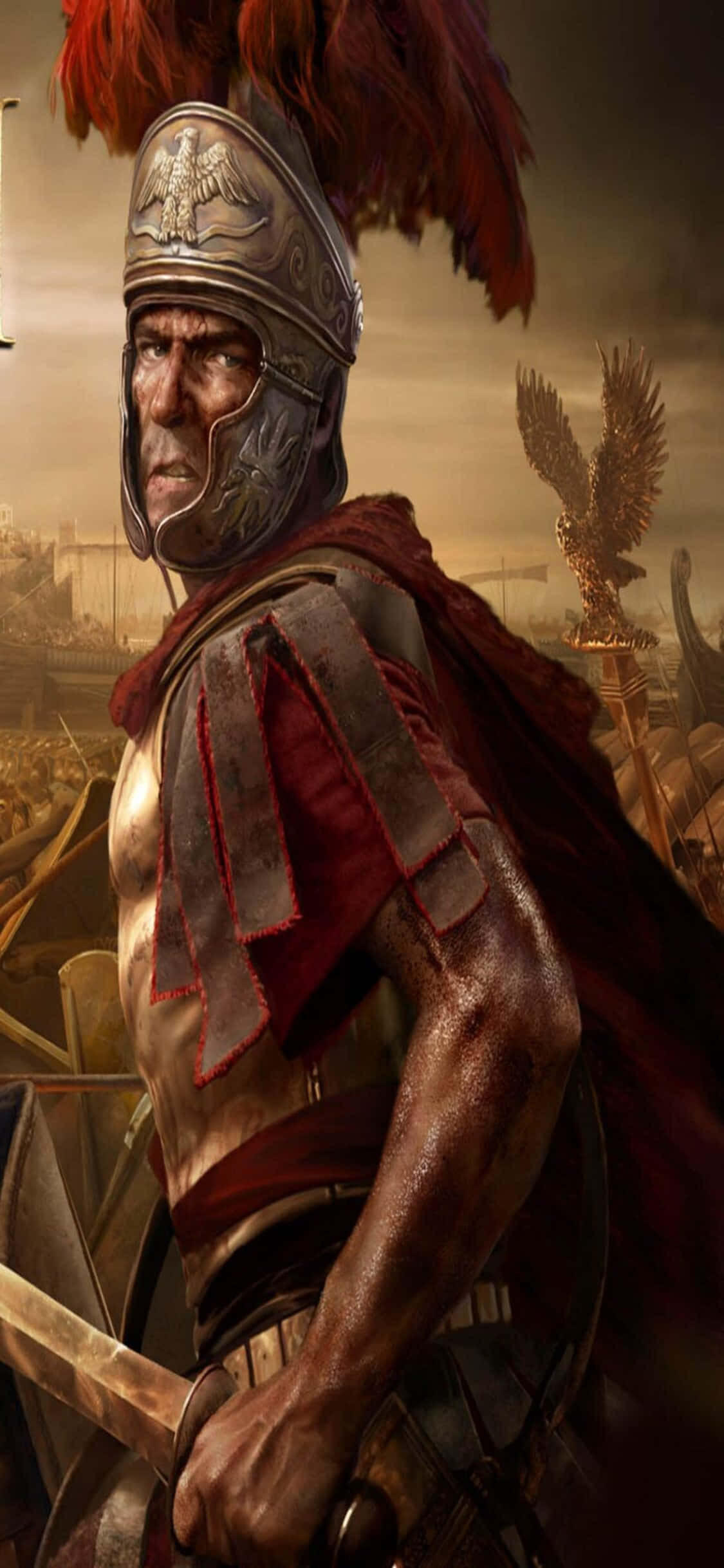 Udkæmp episke slag i Total War Rome 2 på iPhone Xs Wallpapers