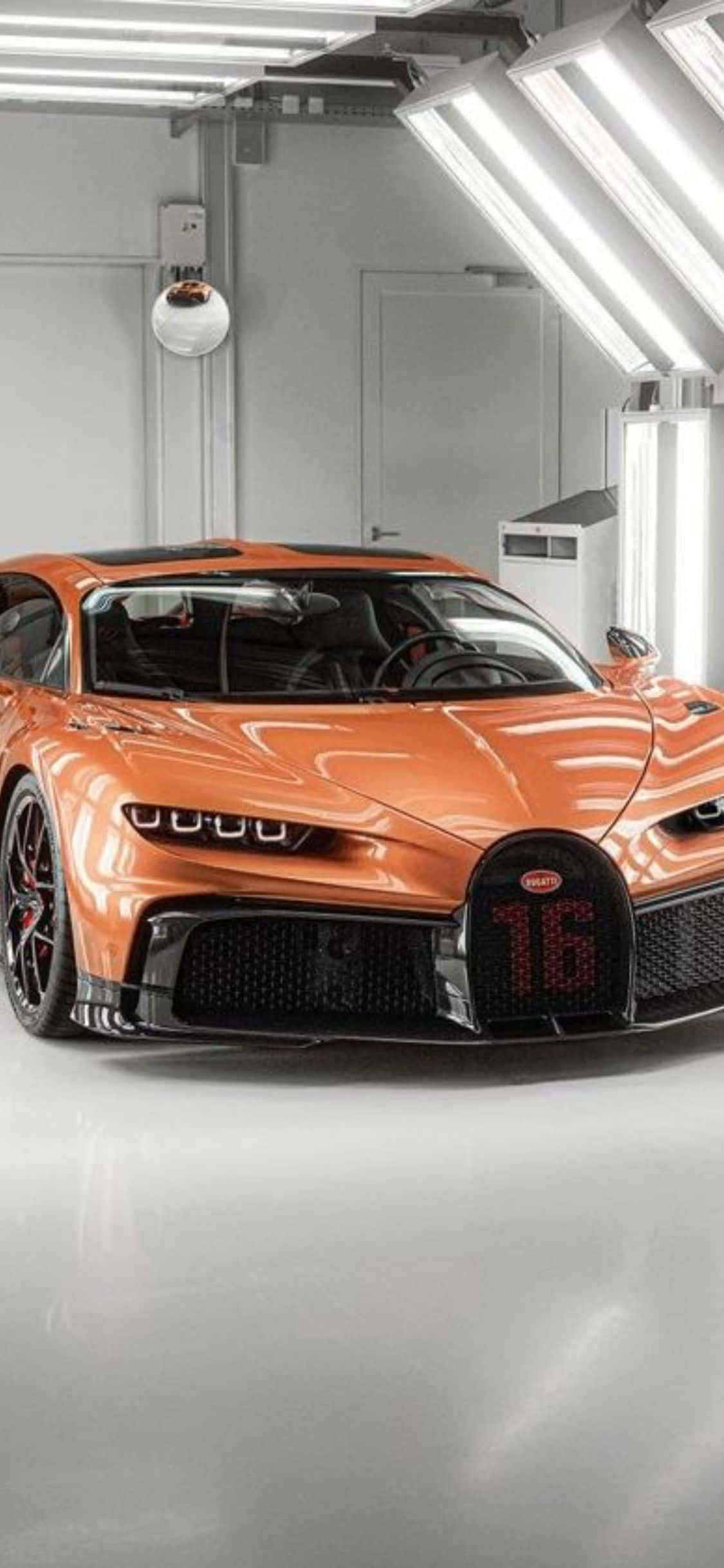 Udnyt kraften og hastigheden fra iPhone Xs med en Bugatti-stil. Wallpapers