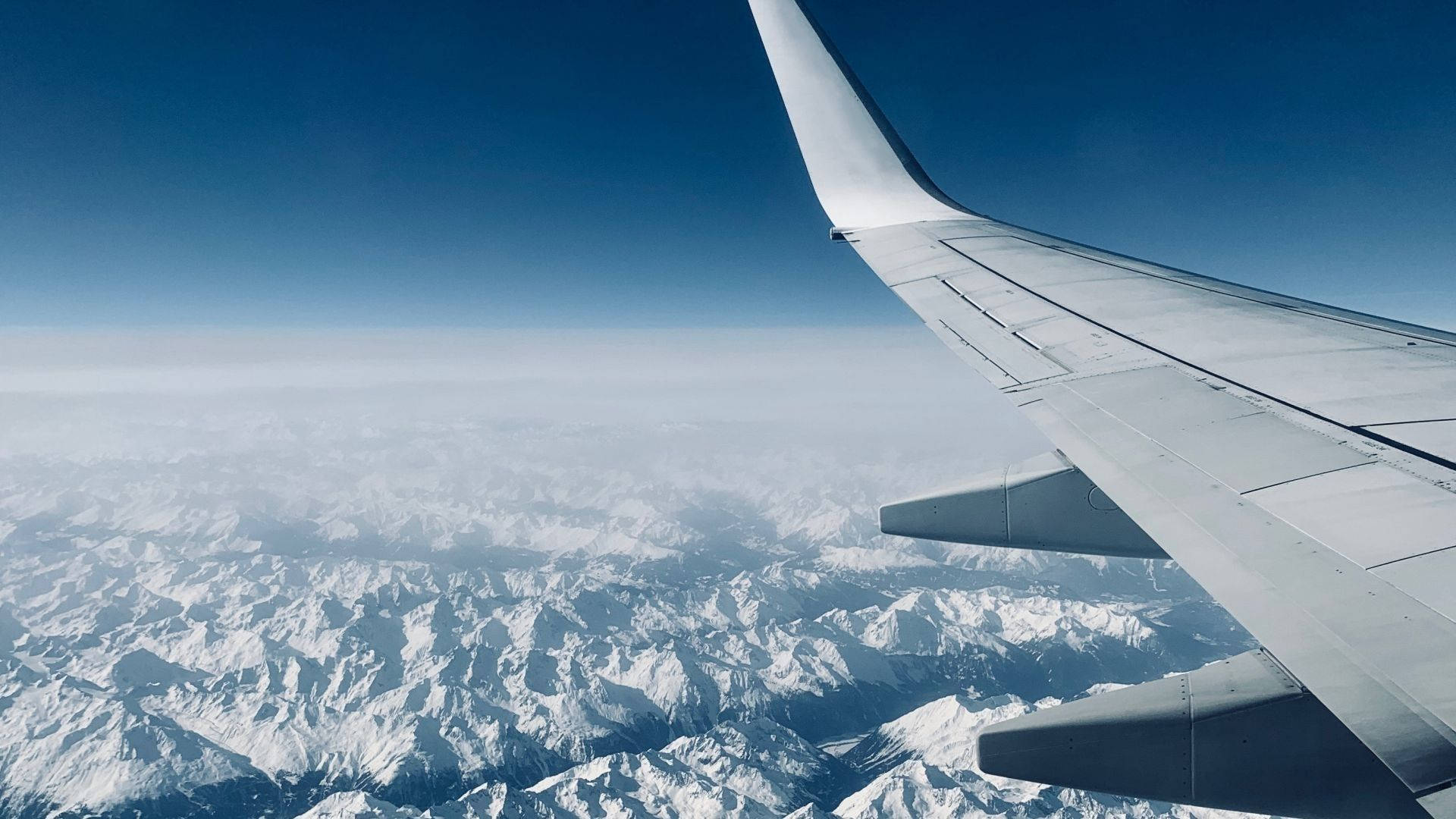 Udsigt fra flyvinduet Wallpapers