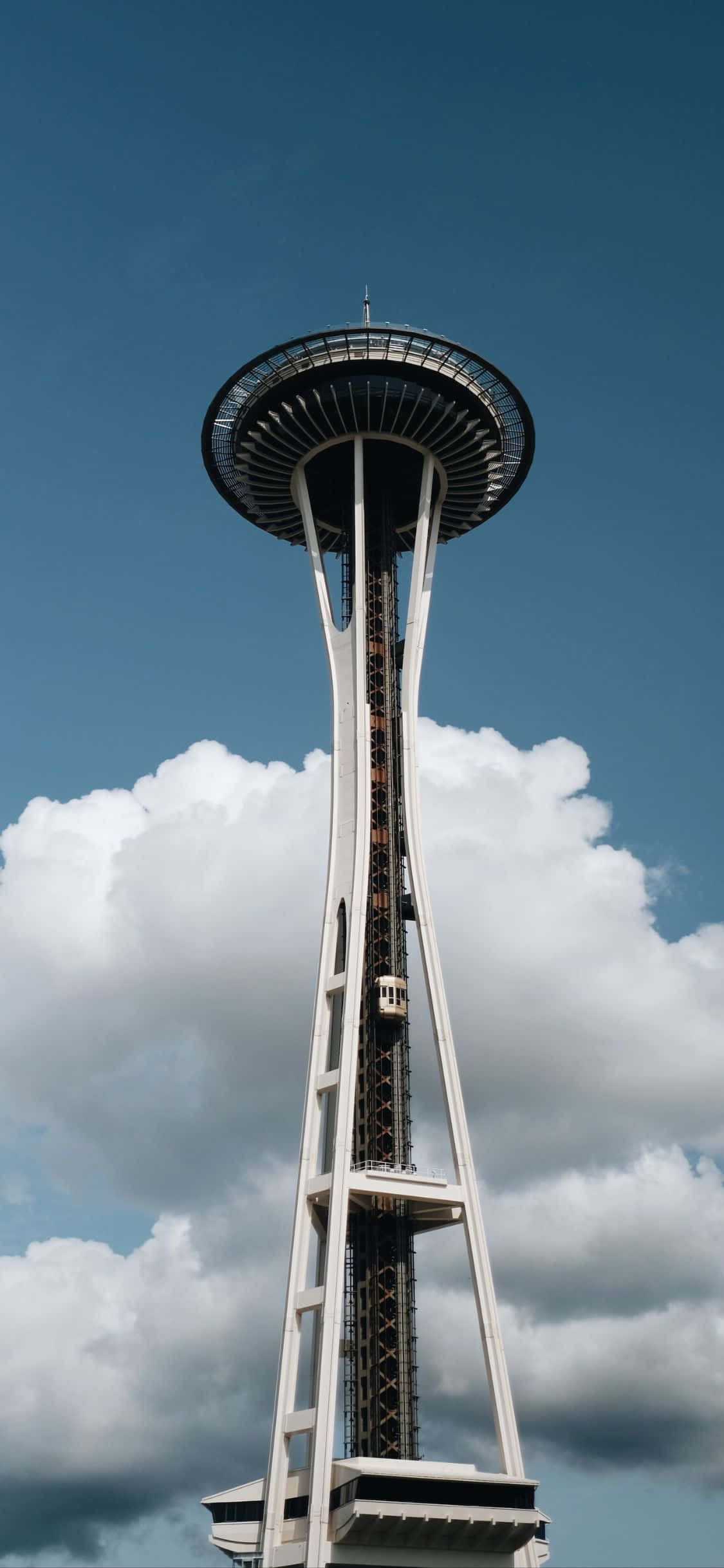 Udsigt over Seattle fra en iPhone X Wallpapers
