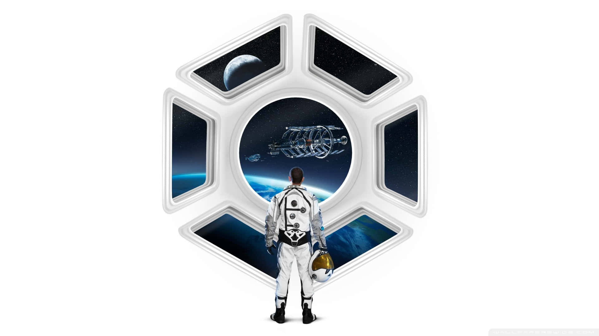 Udsigt til rummet 1920x1080 Civilization Beyond Earth Baggrund Wallpapers