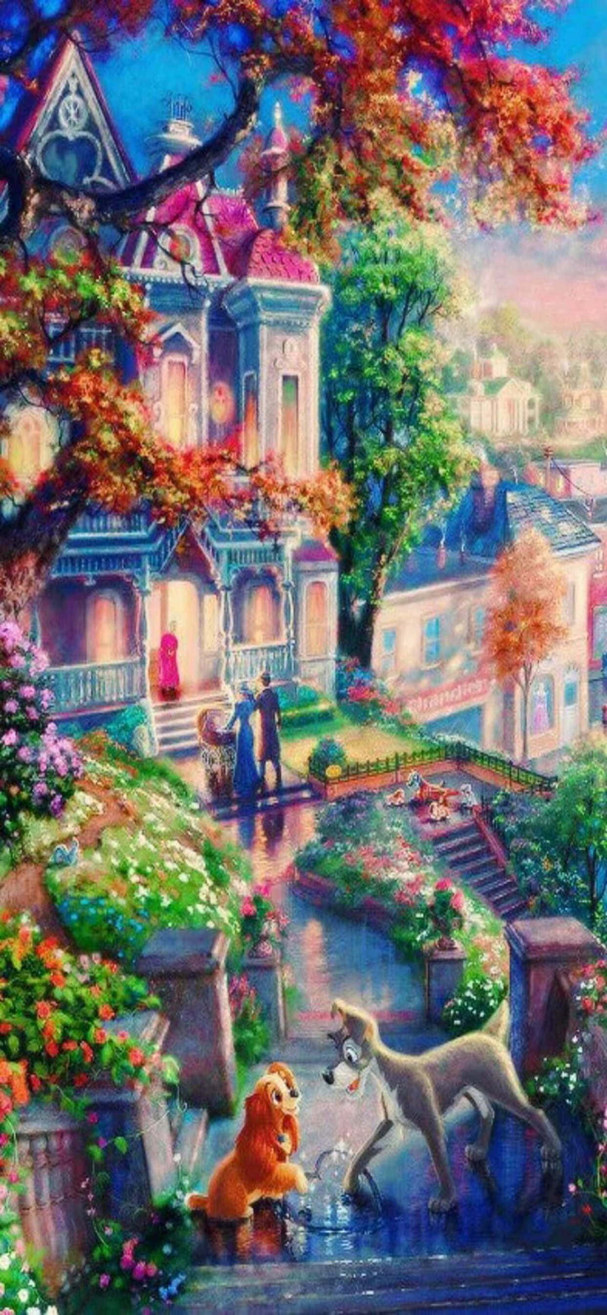 Udtryk din kærlighed til Disney med denne magiske iPhone XS Max-baggrund Wallpapers