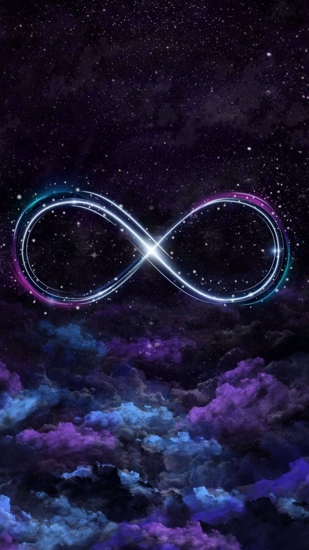 Uendelighedstegn i sød galakse Wallpapers