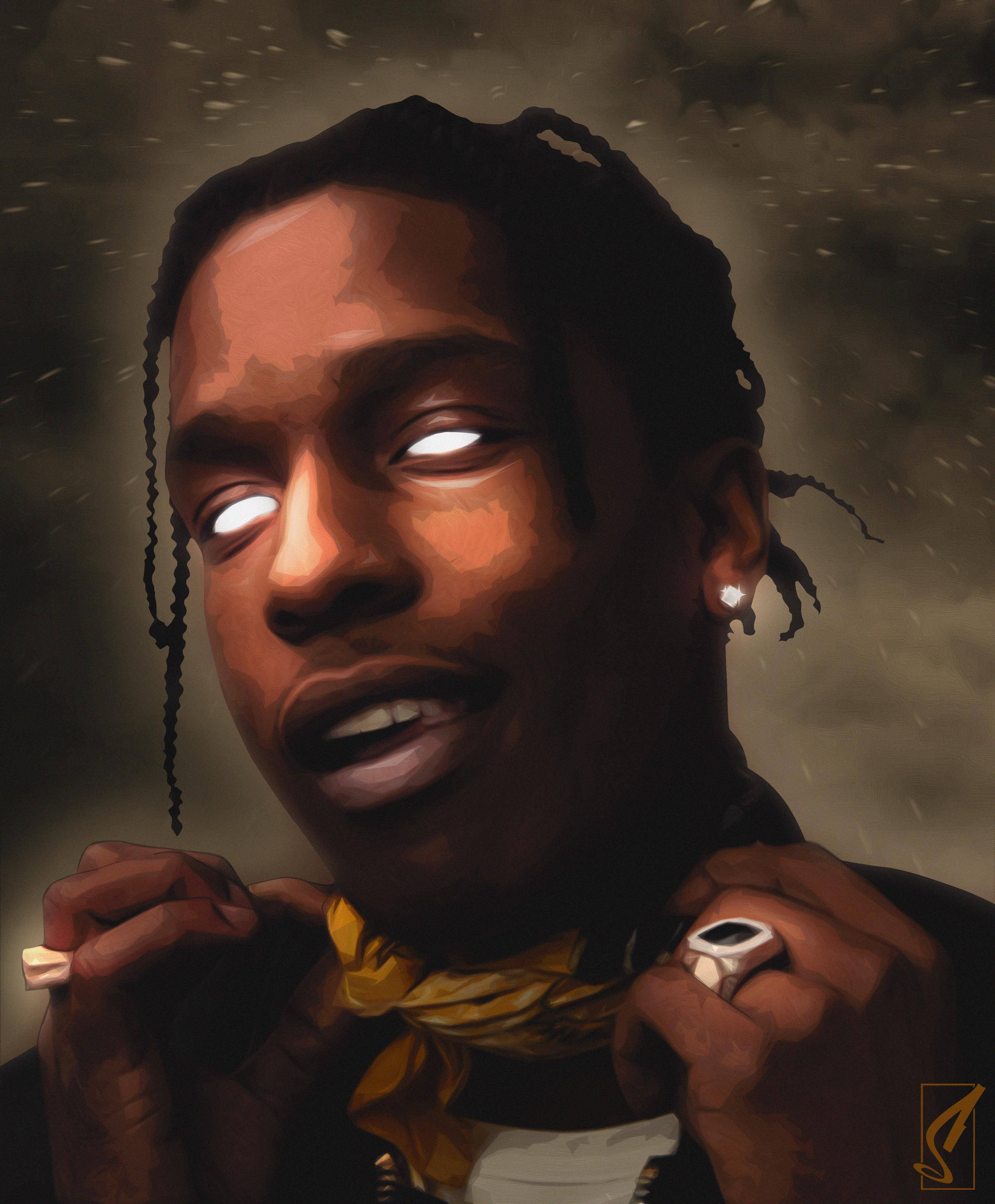 Uhyggelig Asap Rocky Kunst Wallpapers