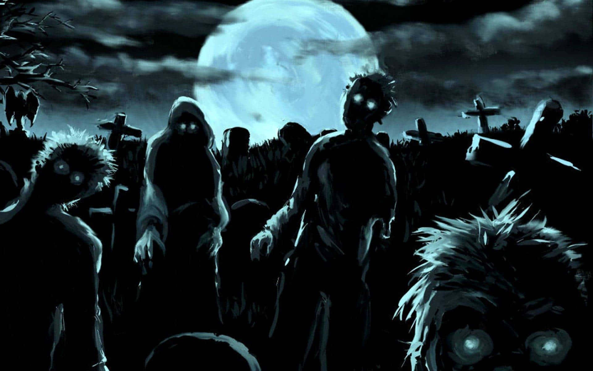 Uhyggelig Halloween-baggrund Wallpapers