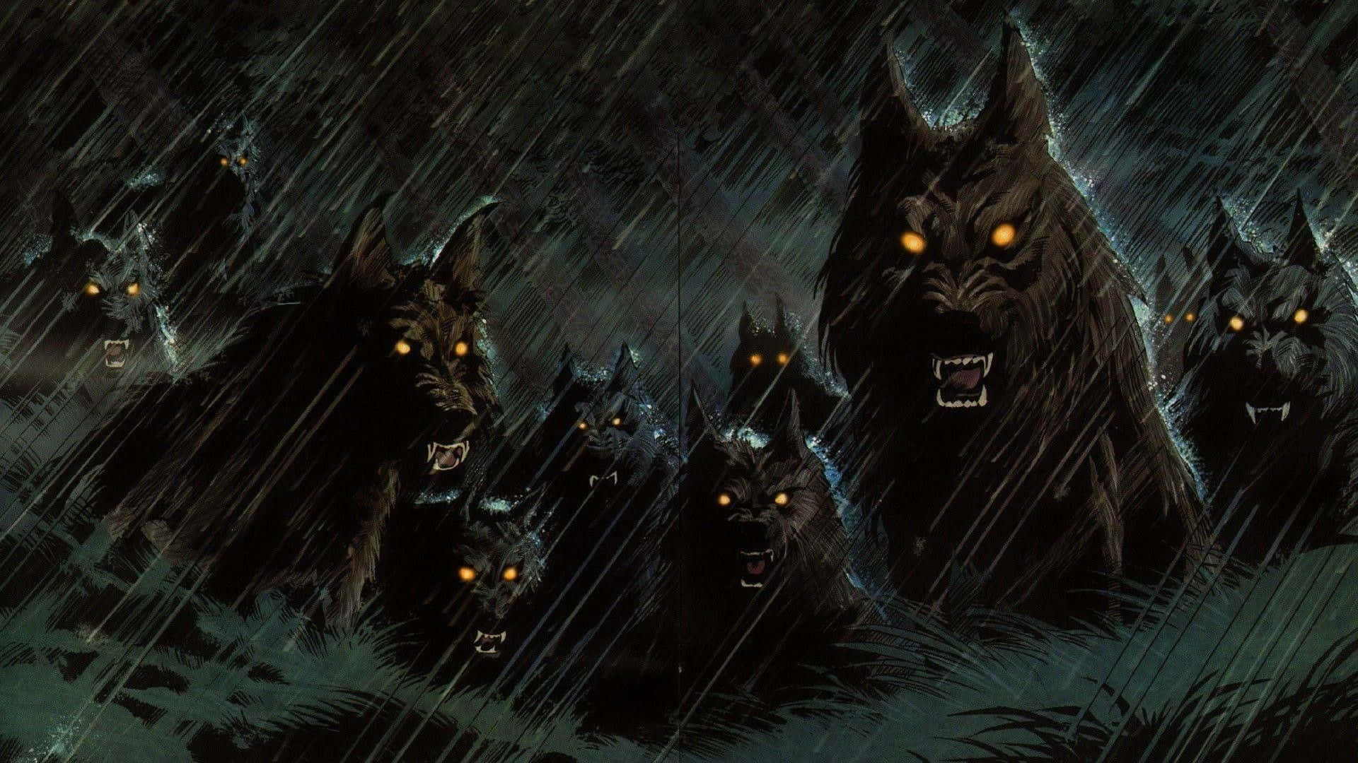 Uhyggelig Halloween-baggrund Wallpapers