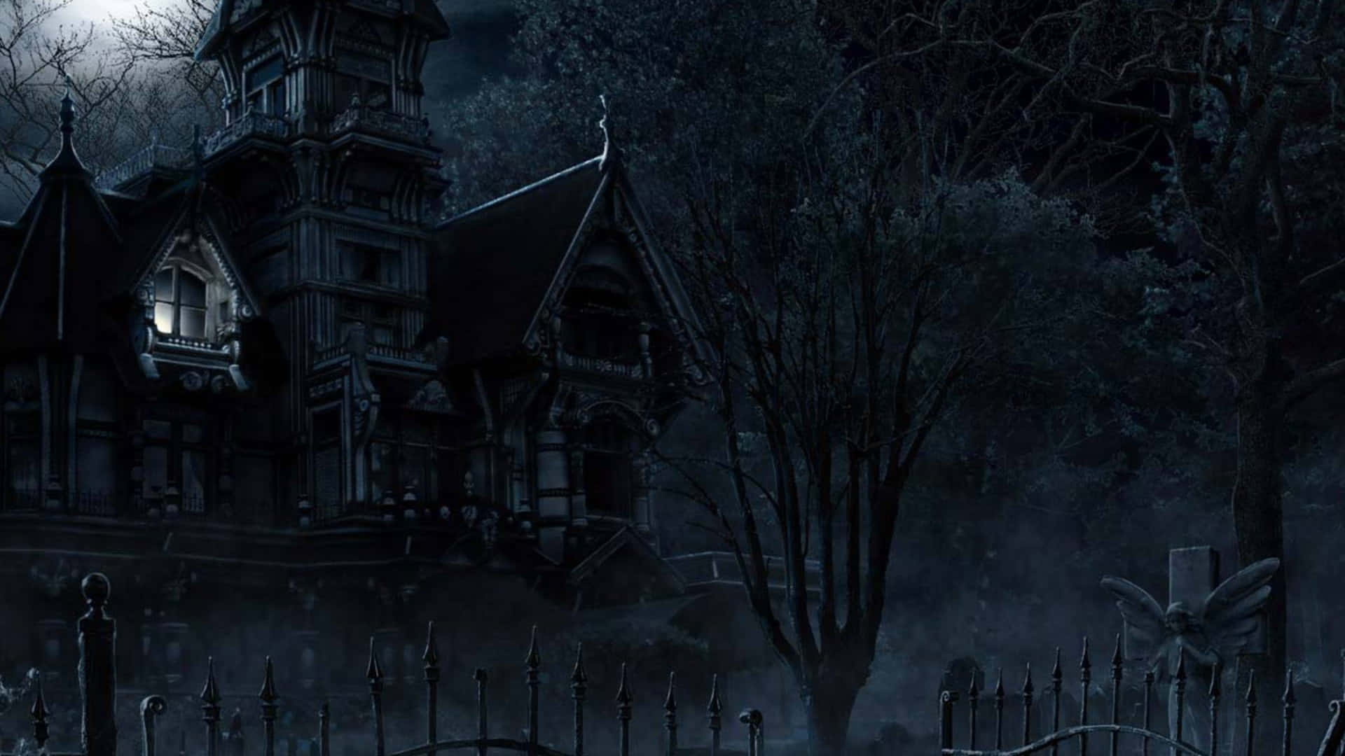 Uhyggelig Halloween Baggrund Wallpapers