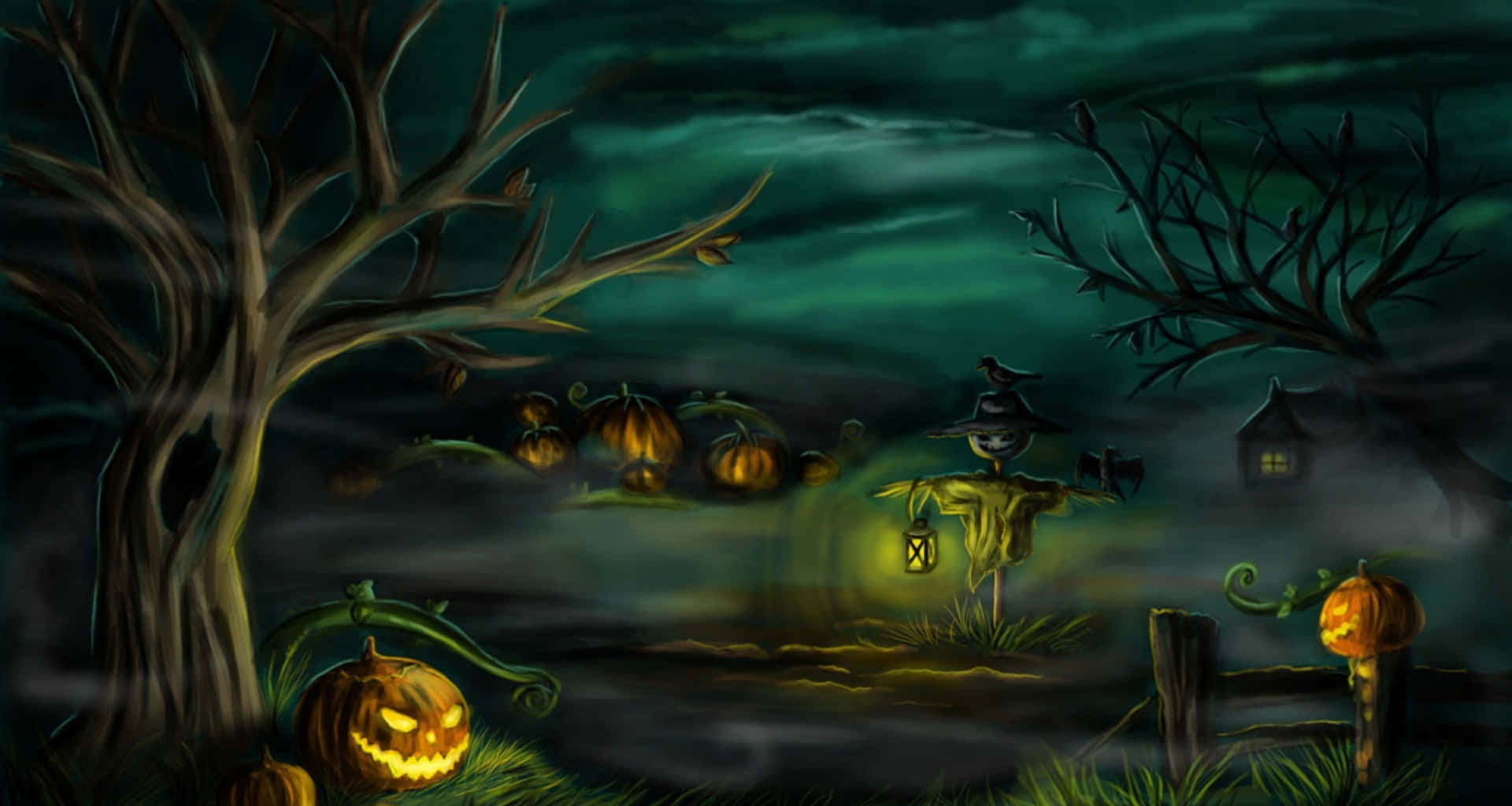 Uhyggelige Halloween-billeder Wallpapers