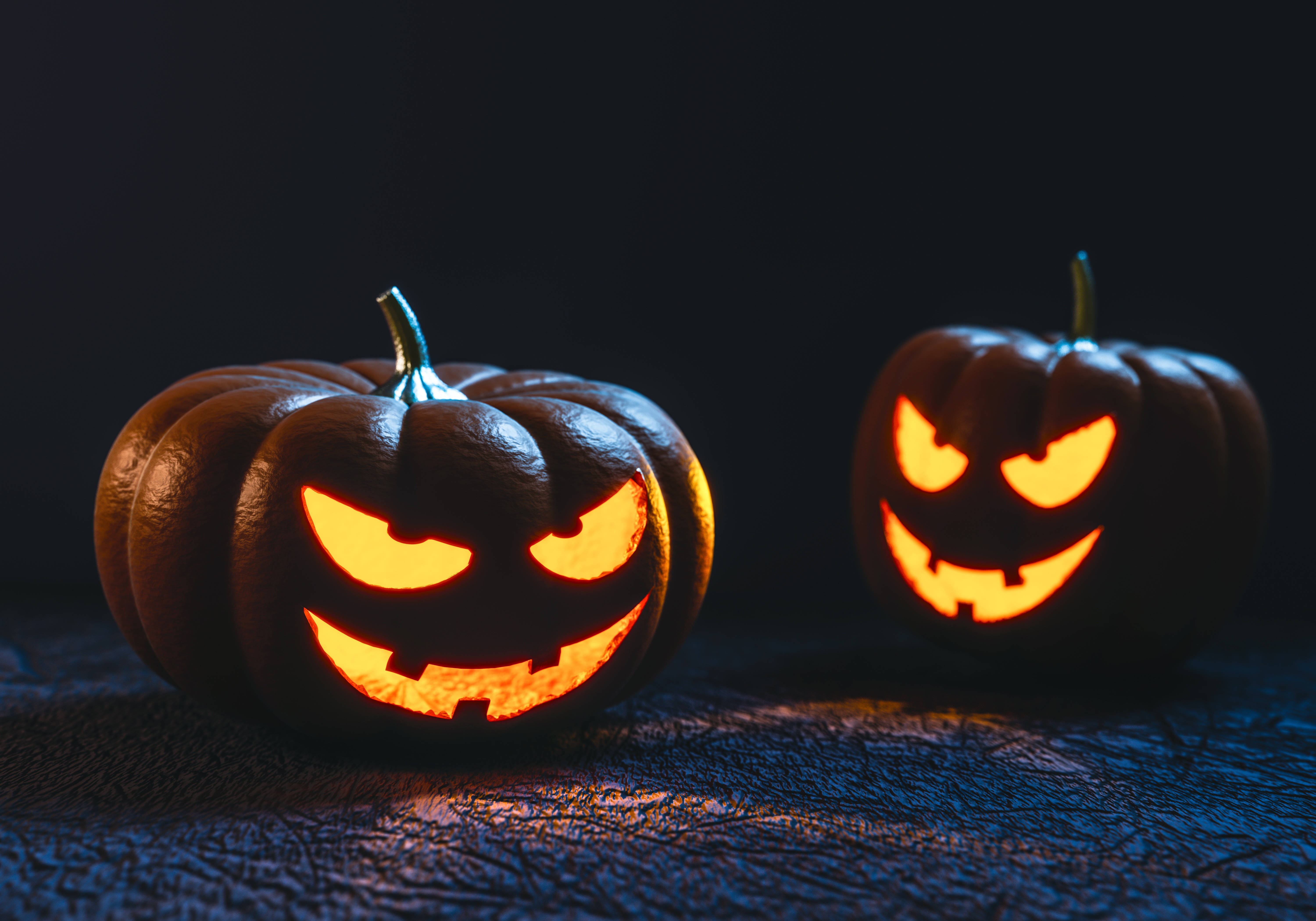 Uhyggelige Halloween-græskar Wallpapers