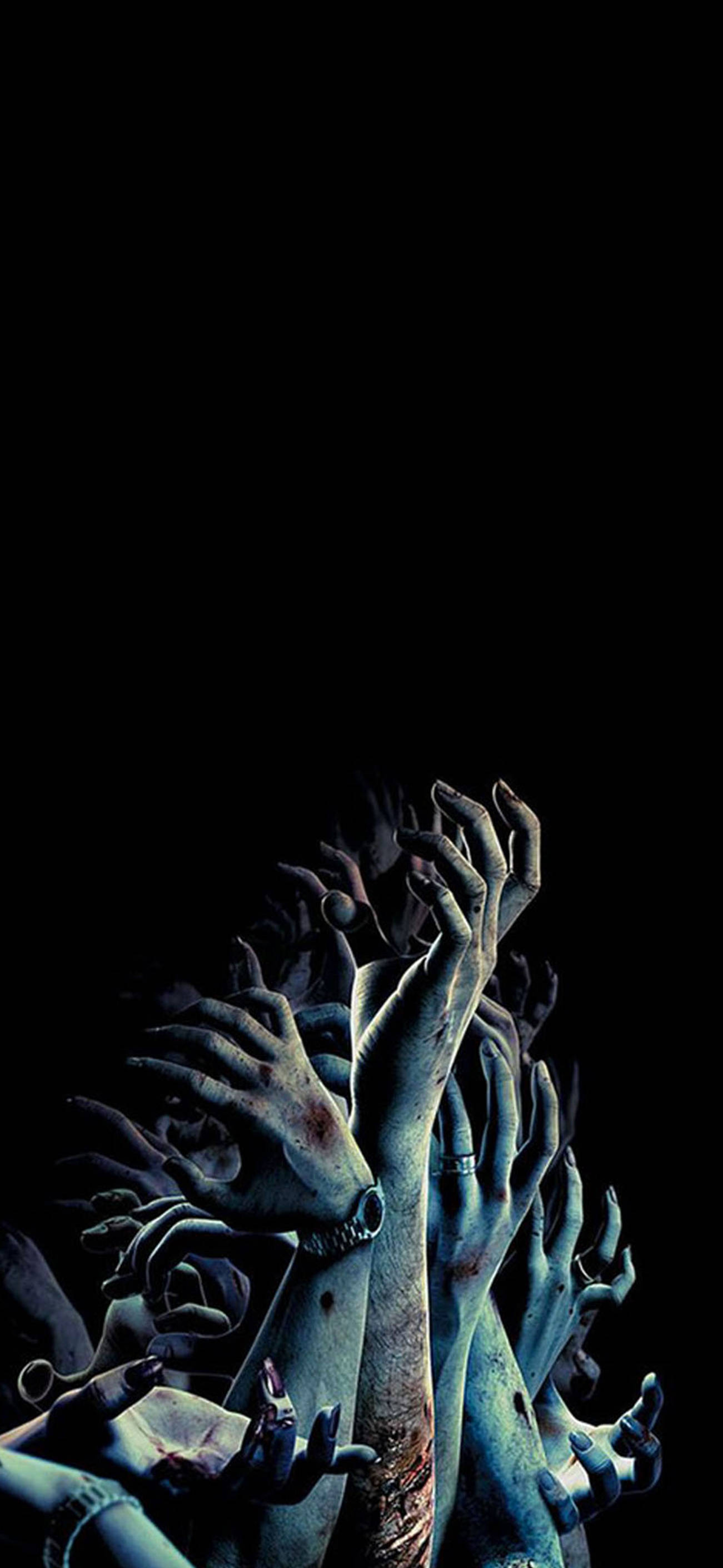 Uhyggelige Hænder Halloween iPhone Wallpapers