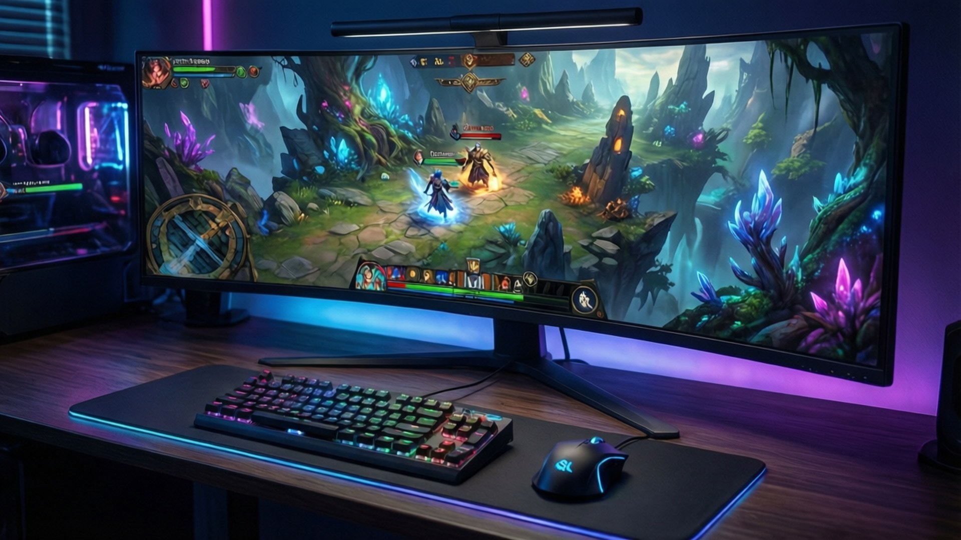 Ultimativt gaming-setup Wallpapers