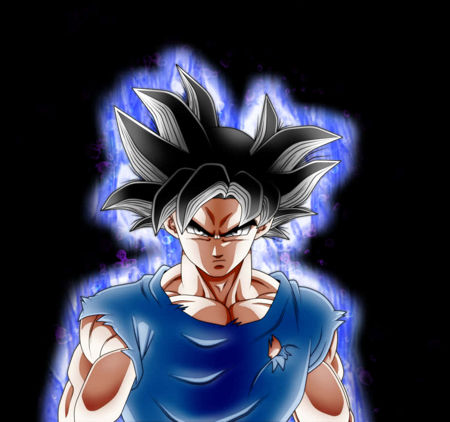 Ultra Instinct Goku kraftfuld aura Wallpapers