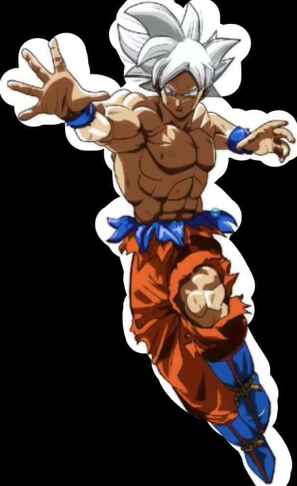 Ultra Instinct Goku Action Pos Wallpapers