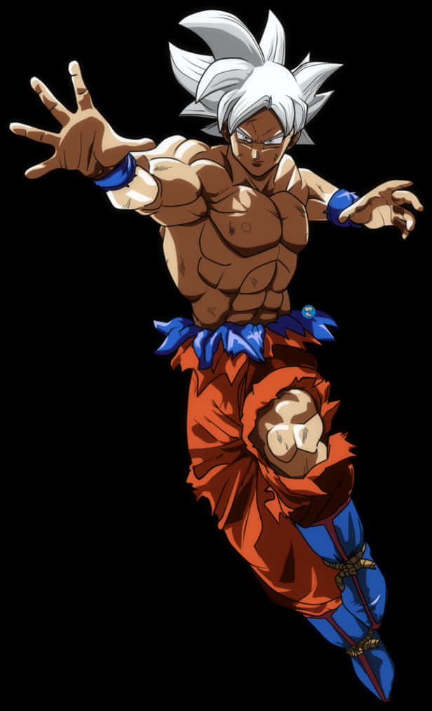 Ultra Instinct Goku i kampstilling Wallpapers