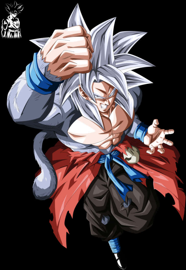 Ultra Instinct Goku i kampstilling Wallpapers