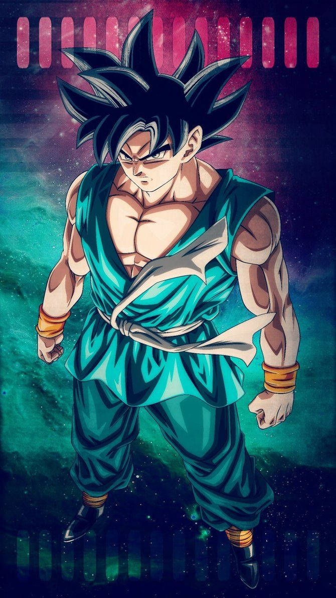 Goku wallpaper i Ultra Instinct-form. — Goku Wallpapers