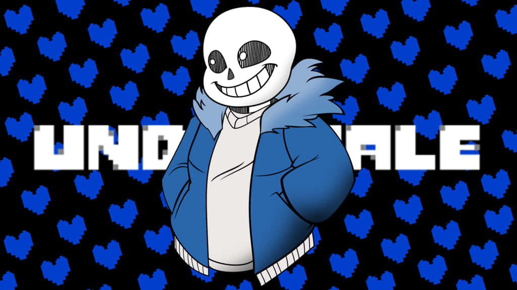 Undertale Sans Blå Hjerter Wallpapers