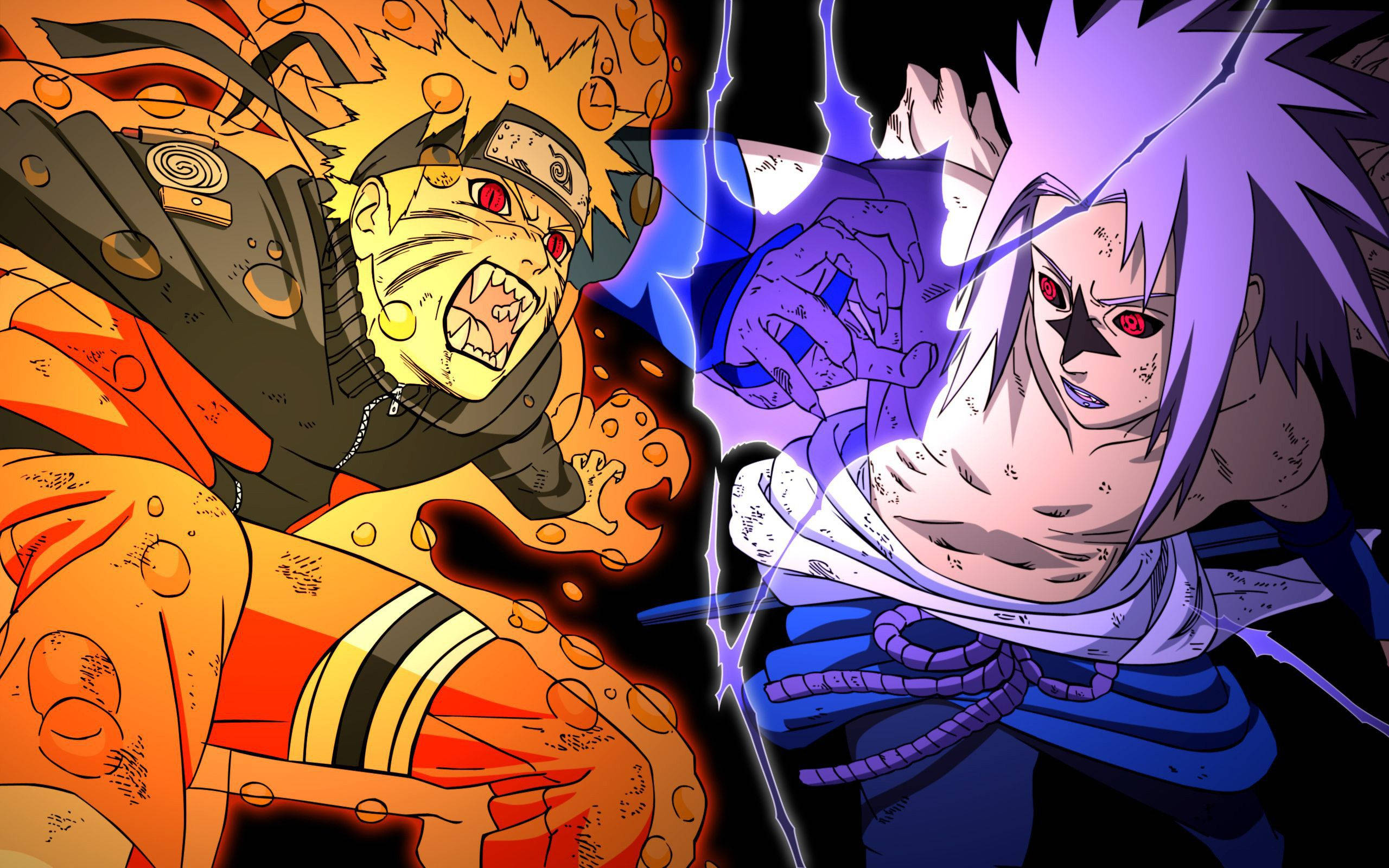Ung Naruto og Sasuke Wallpapers