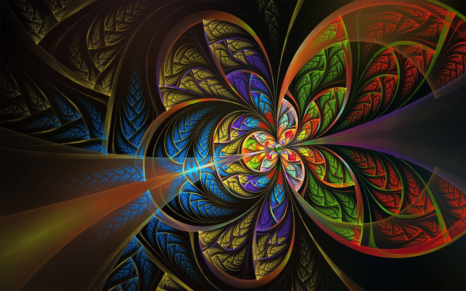 Unikt levende abstrakt kunst Wallpapers