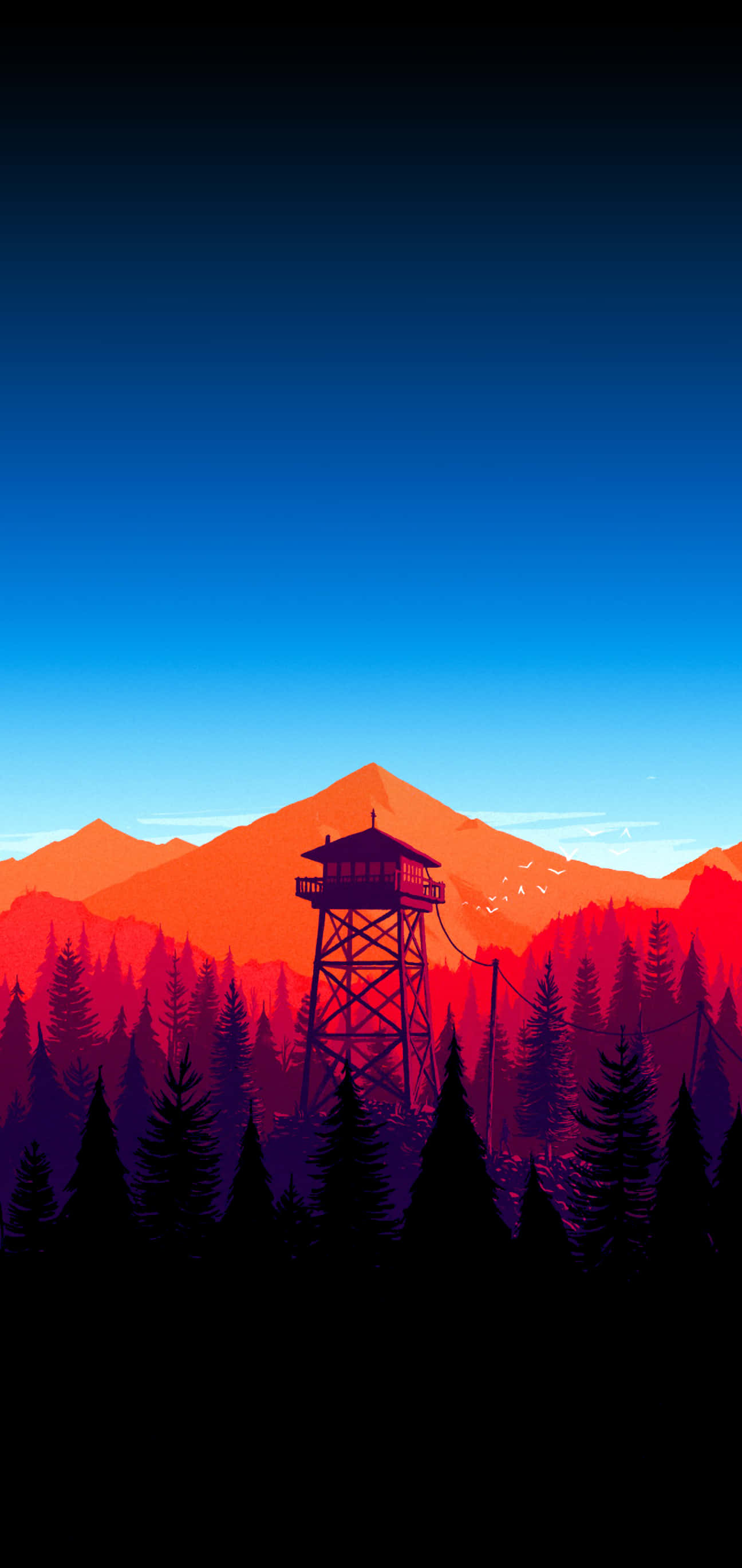 Unikt og iøjnefaldende abstrakt blå AMOLED Wallpapers
