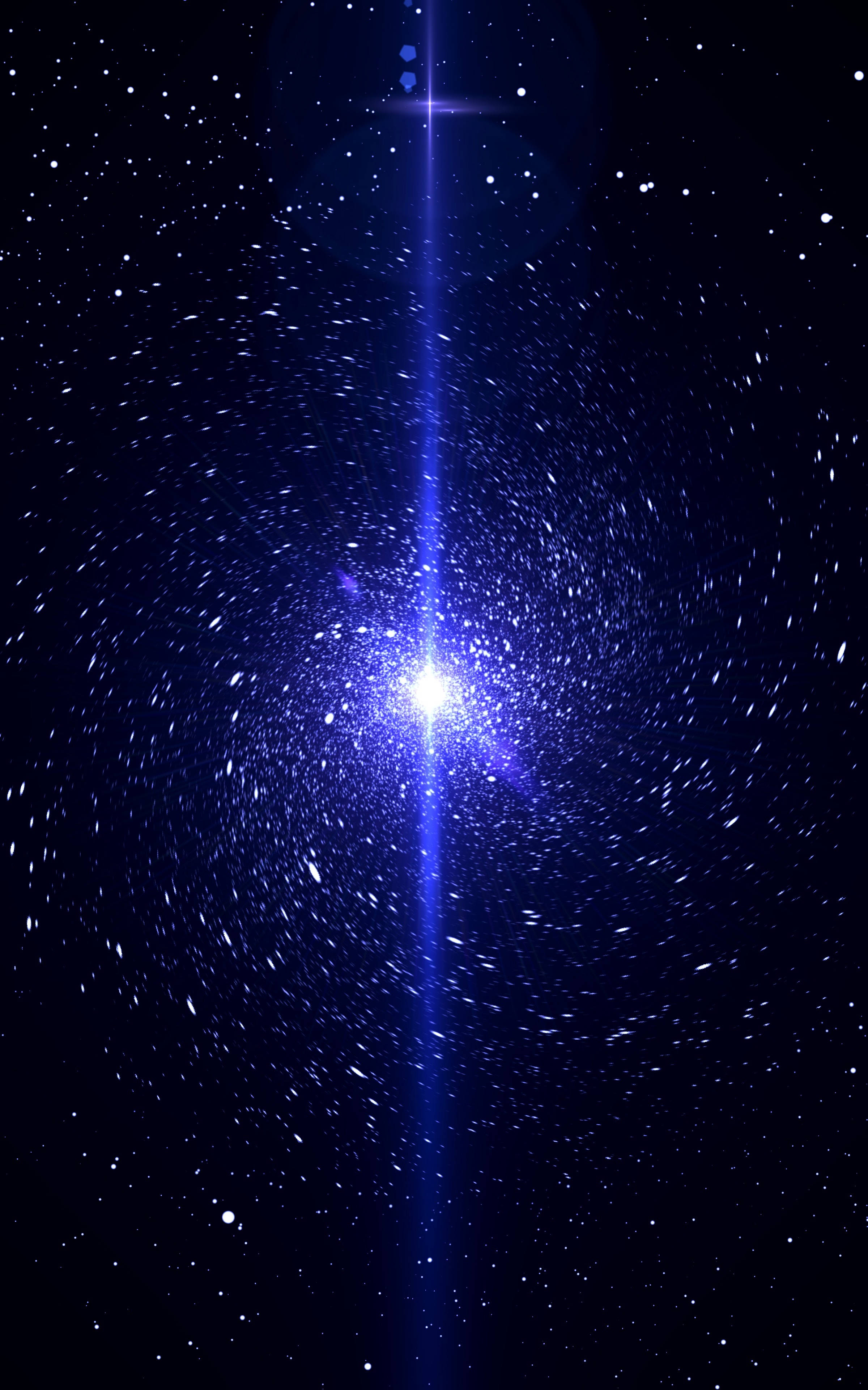 Universet funkler, når stjerner og glitter skaber fascinerende mønstre Wallpapers