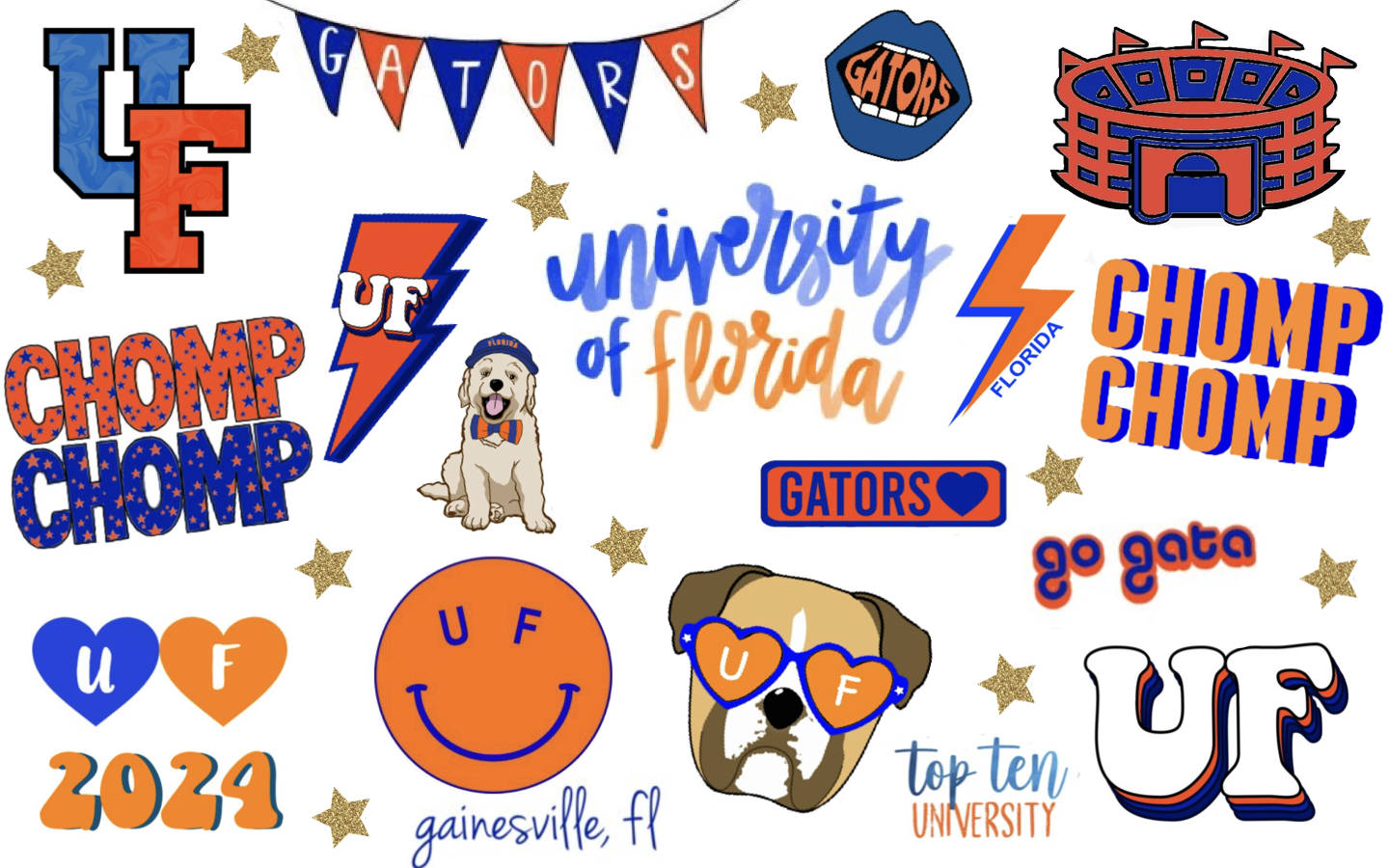 University of Florida logoer og symboler Wallpapers