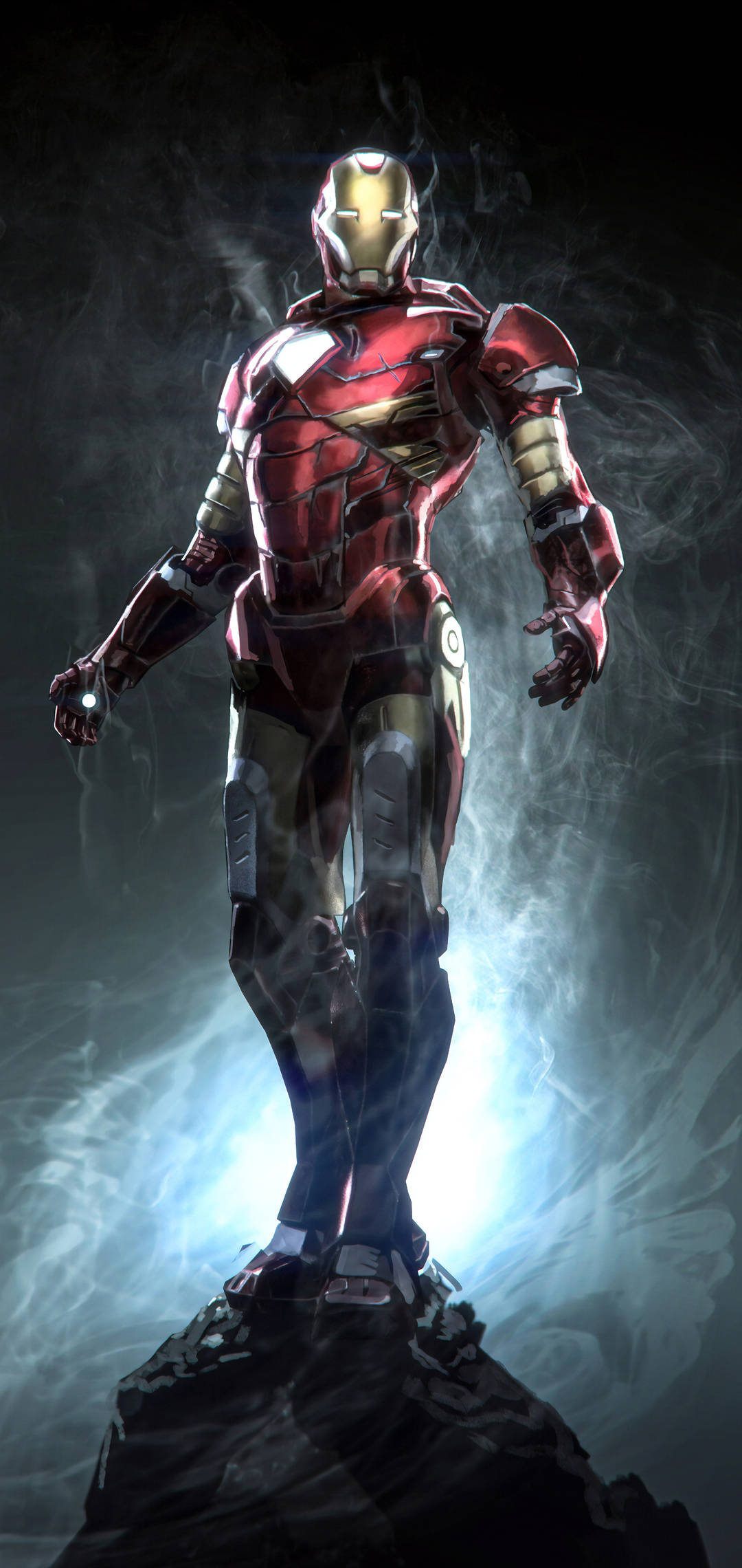 Uovervindelig Avenger Iron Man Superhelt Wallpapers
