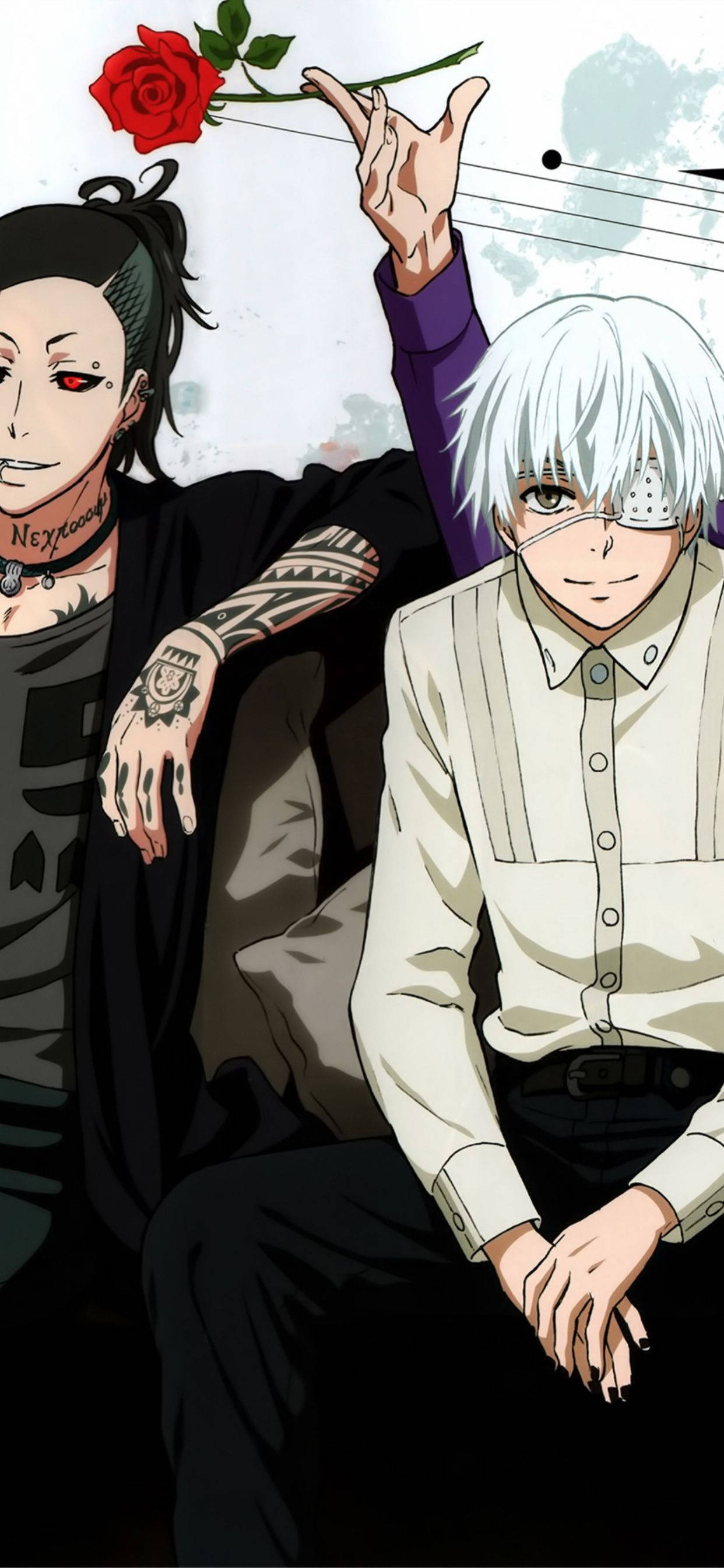 Uta og Ken Tokyo Ghoul iPhone-baggrund Wallpapers