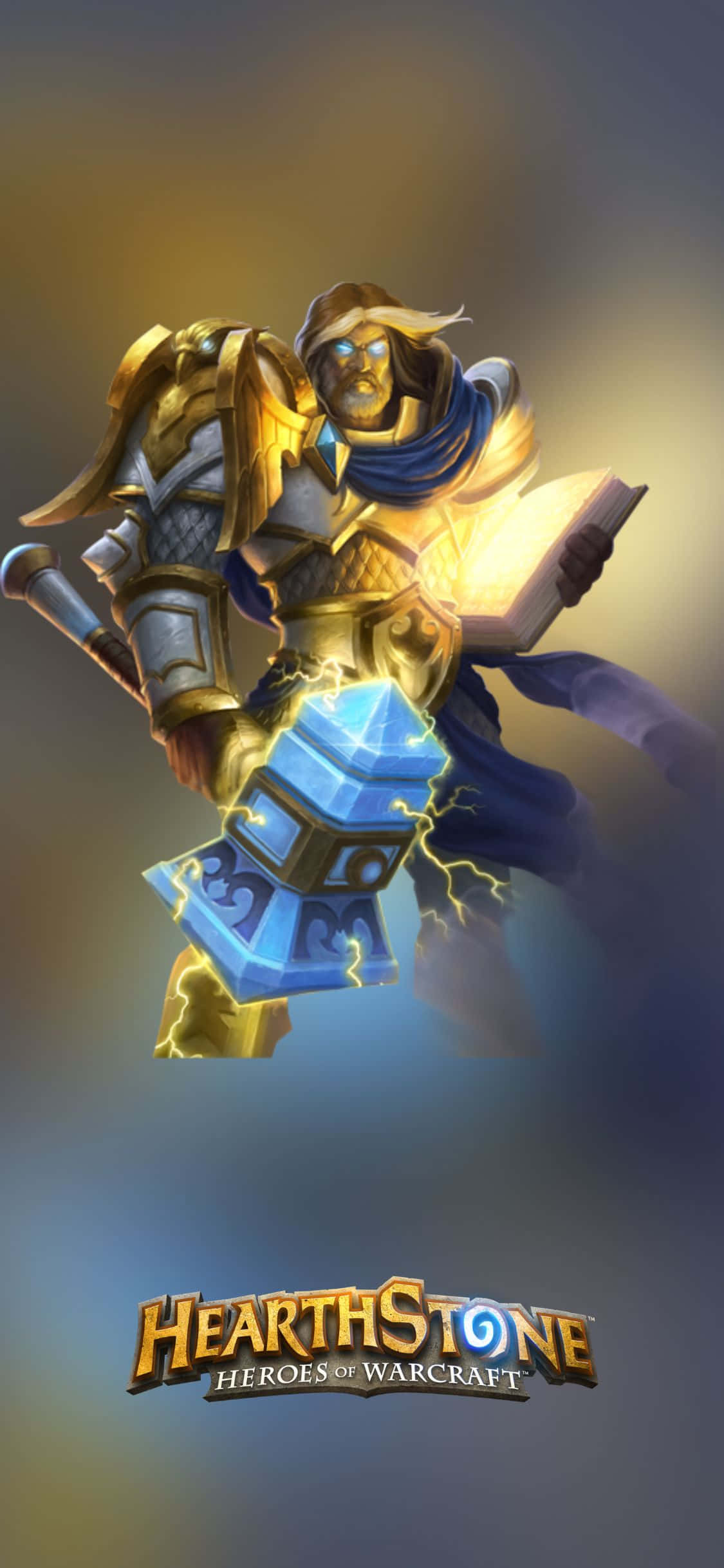 Uther Lightbringer iPhone XS Hearthstone Baggrund Wallpapers