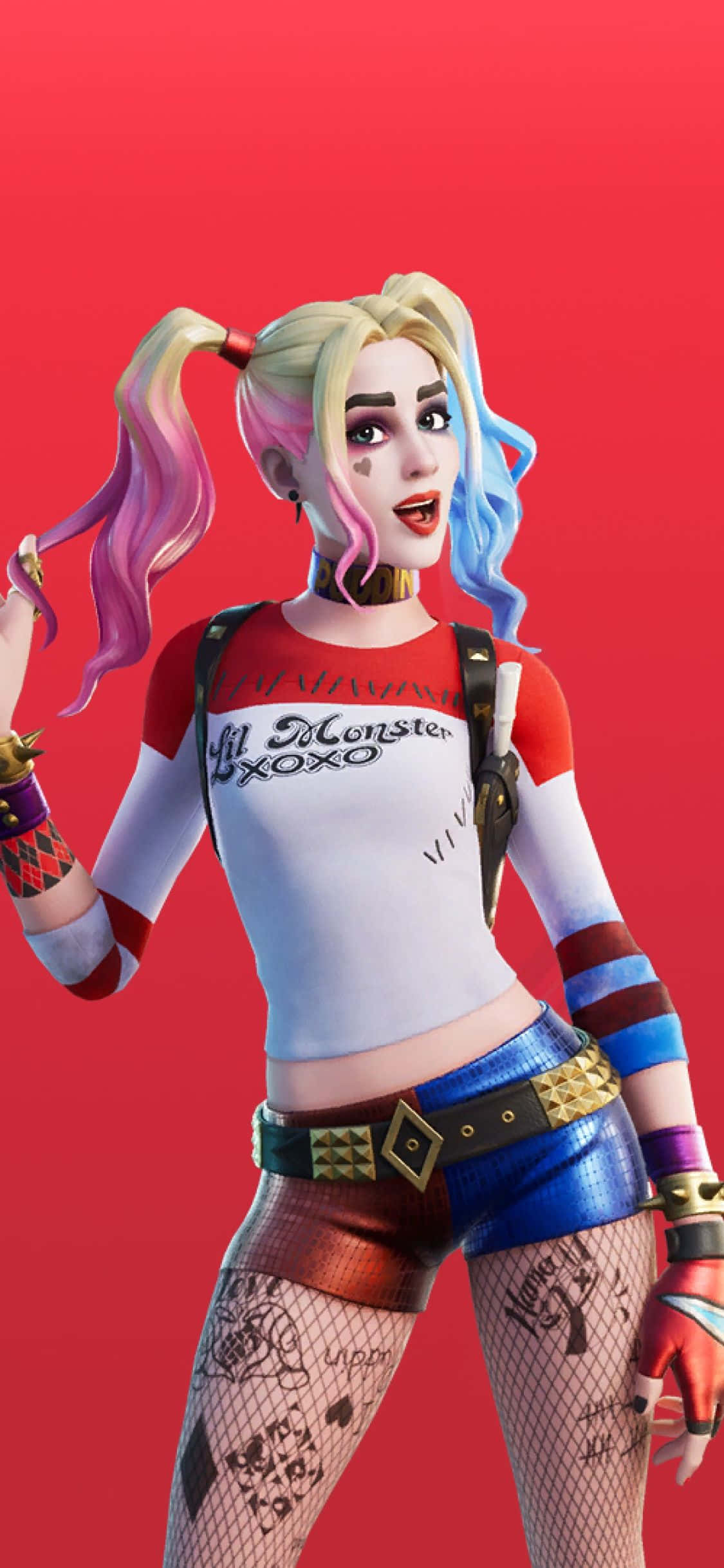Vær med i sjov og spænding med Cute Fortnite Wallpapers