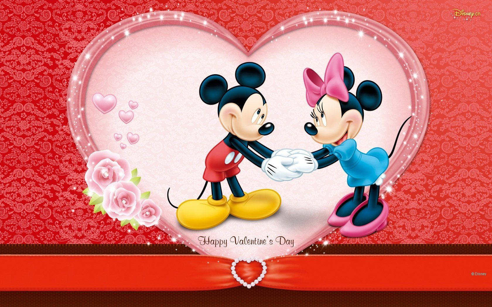 Valentins Mickey Mouse Disney Kunst Wallpapers