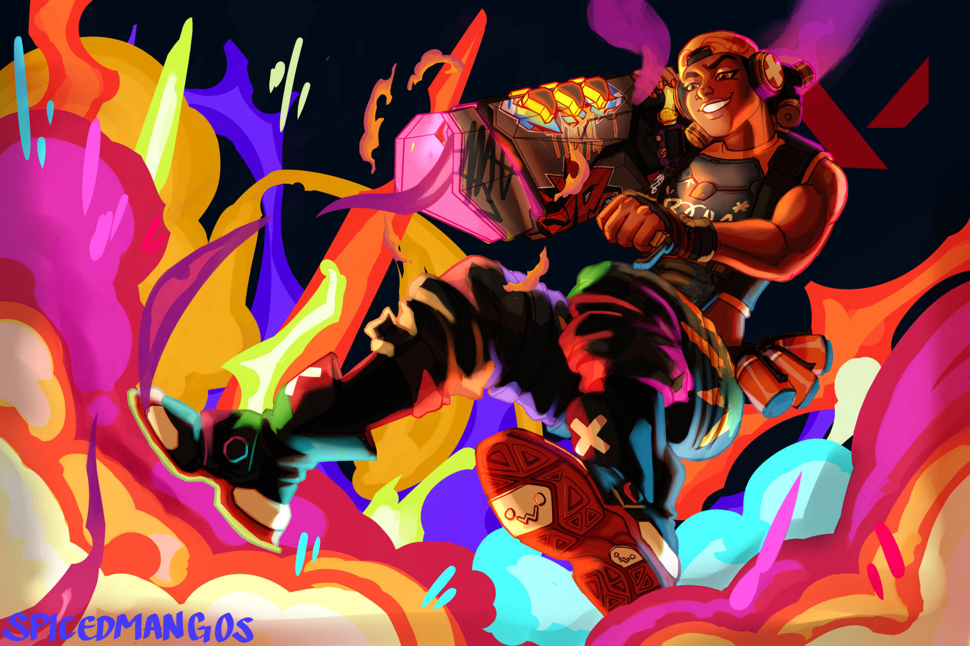 Valorant Raze raketkaster Wallpapers
