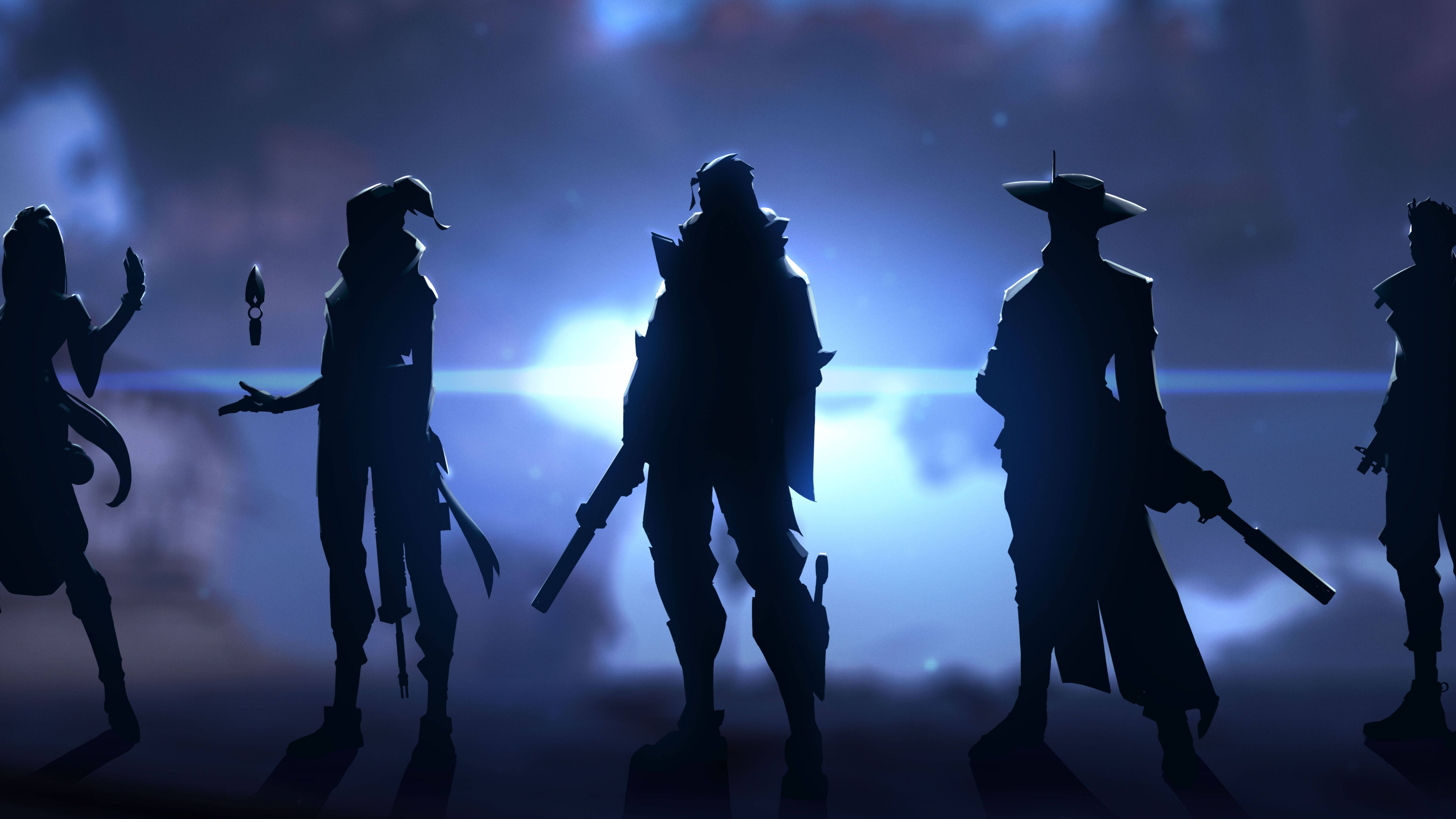 Valorant Silhuet 8K Gaming Wallpapers