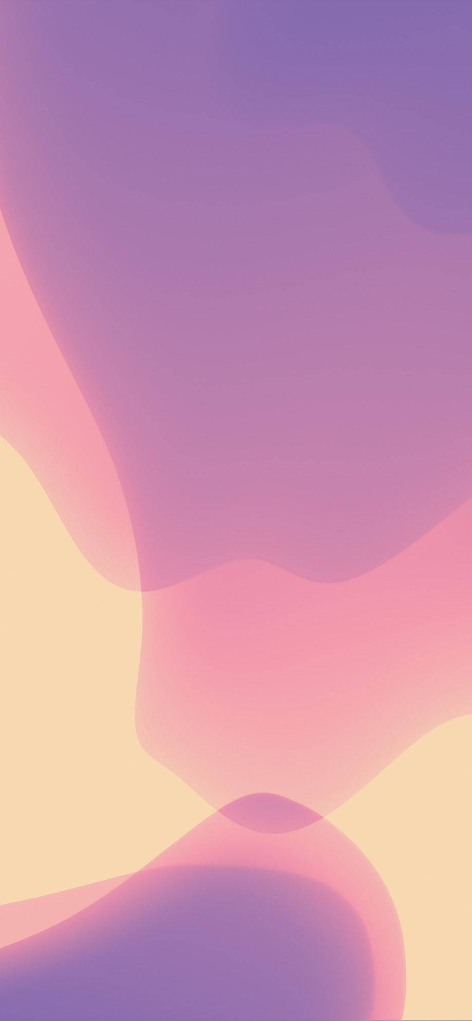 Vandfarveklatter i lys lilla til iPhone Wallpapers