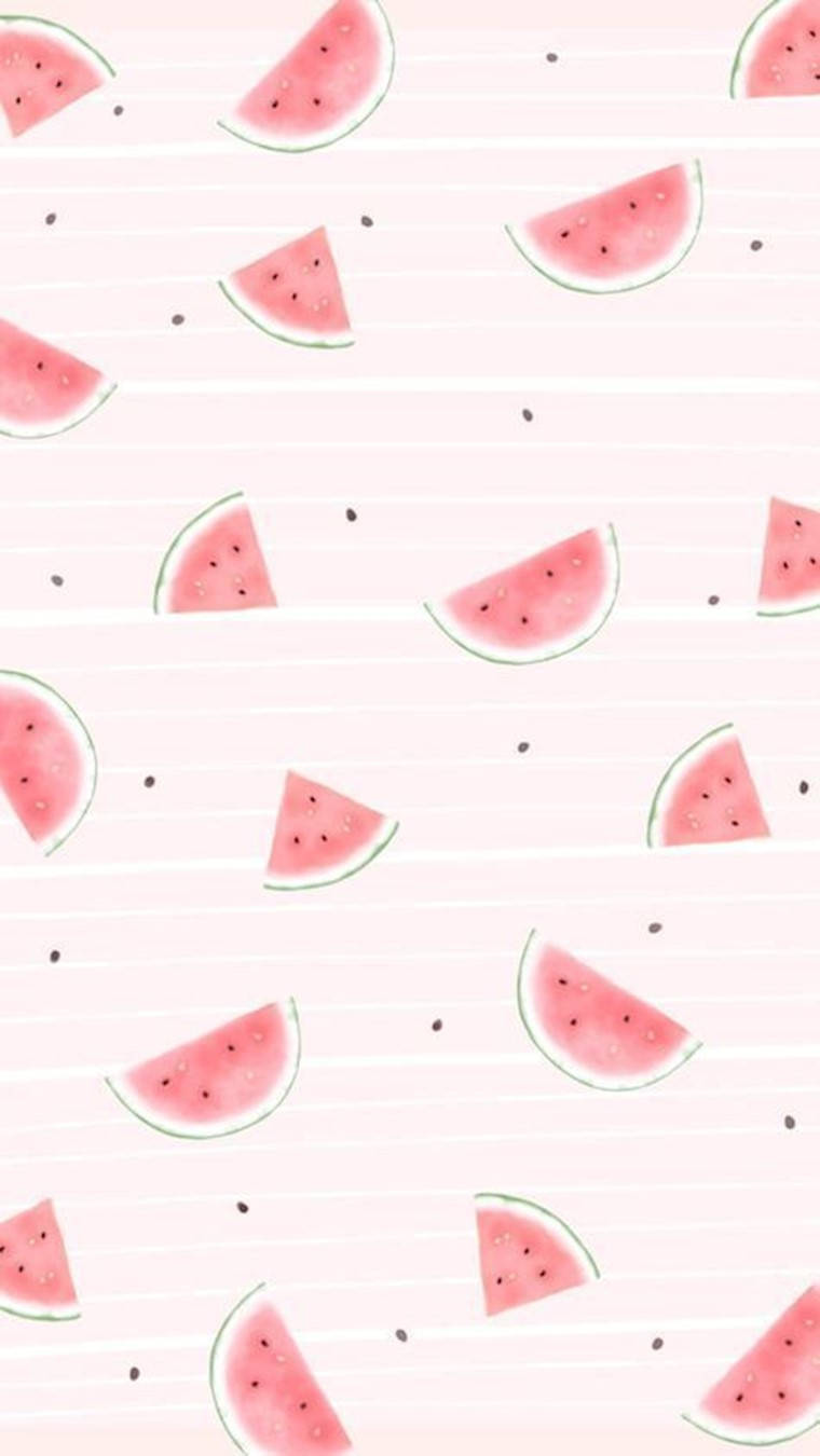 Vandmelonstykker Pige iPhone Wallpapers
