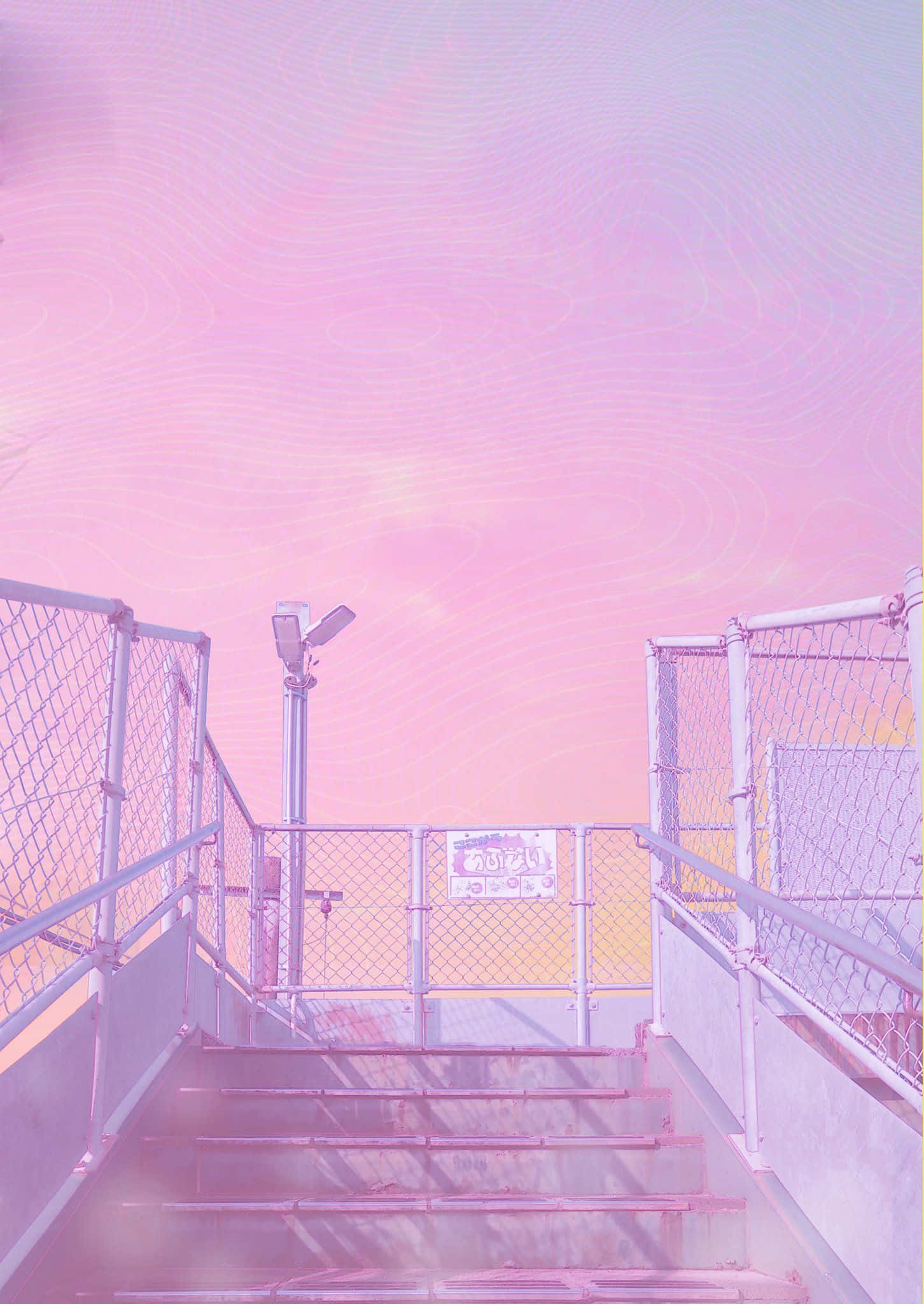 Vandrelyst i en verden af pastelfarver Wallpapers