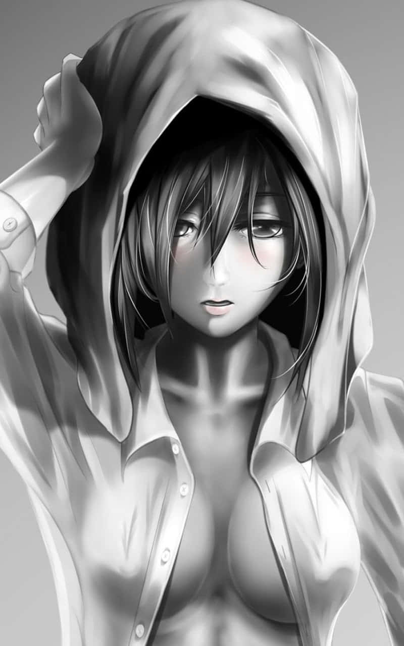 Varm anime Mikasa håndklæde tegning Wallpapers