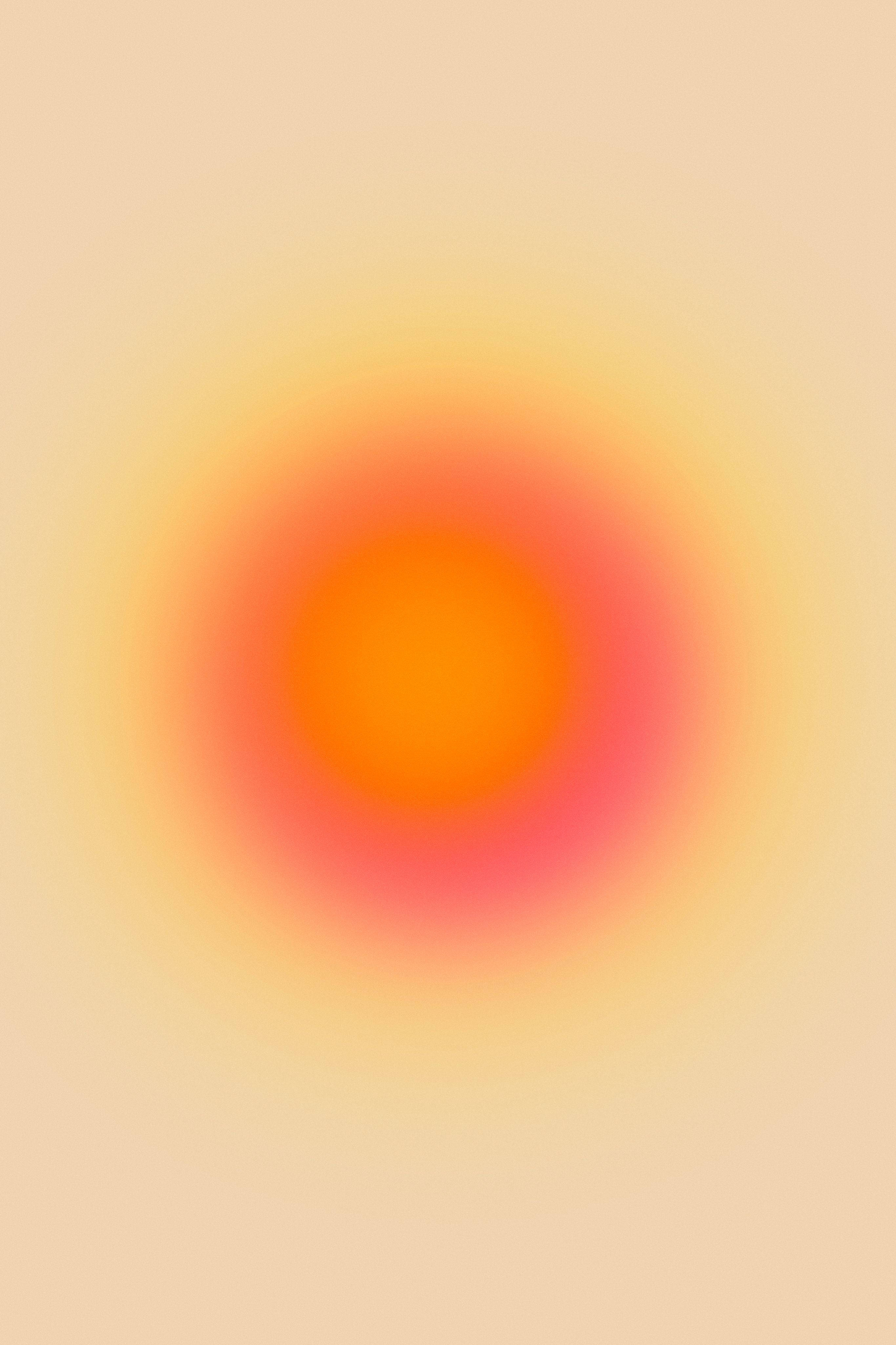 Varm gul og orange aura æstetik Wallpapers